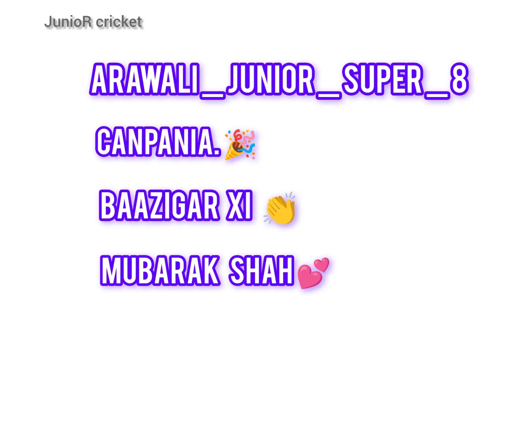 @JunioR cricket