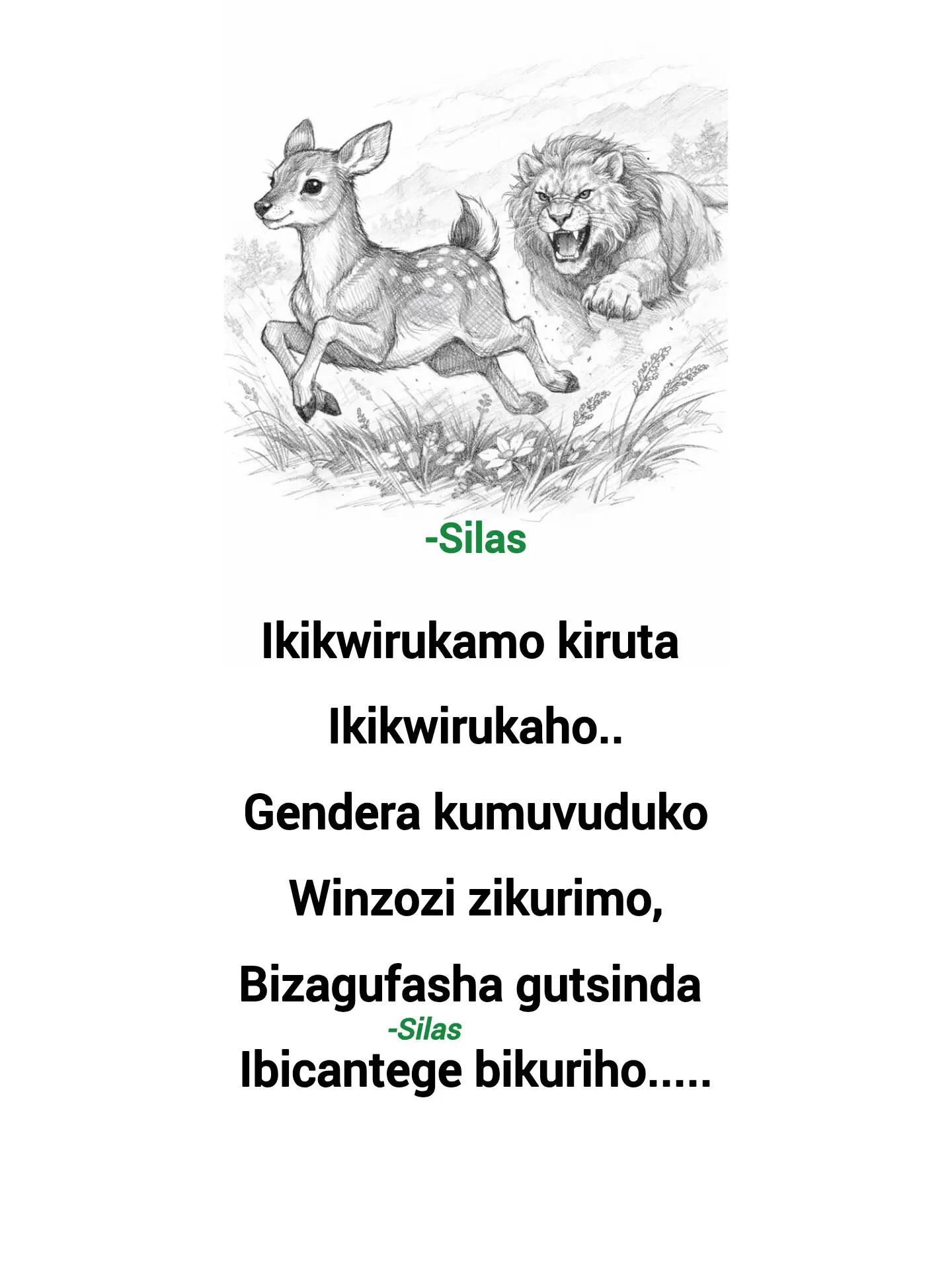 @Silas Nizeyimana
