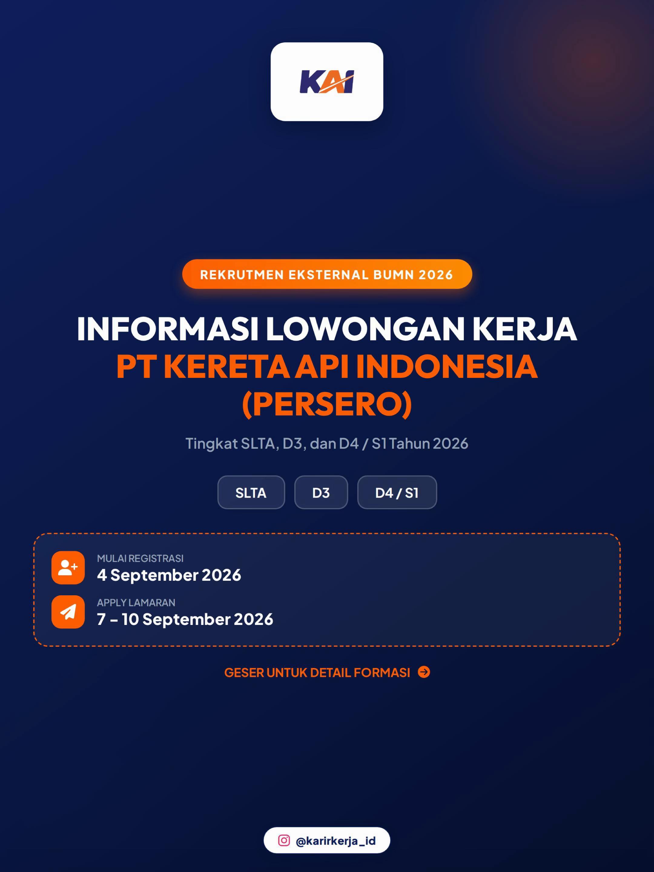 @LOWONGAN KERJA INDONESIA