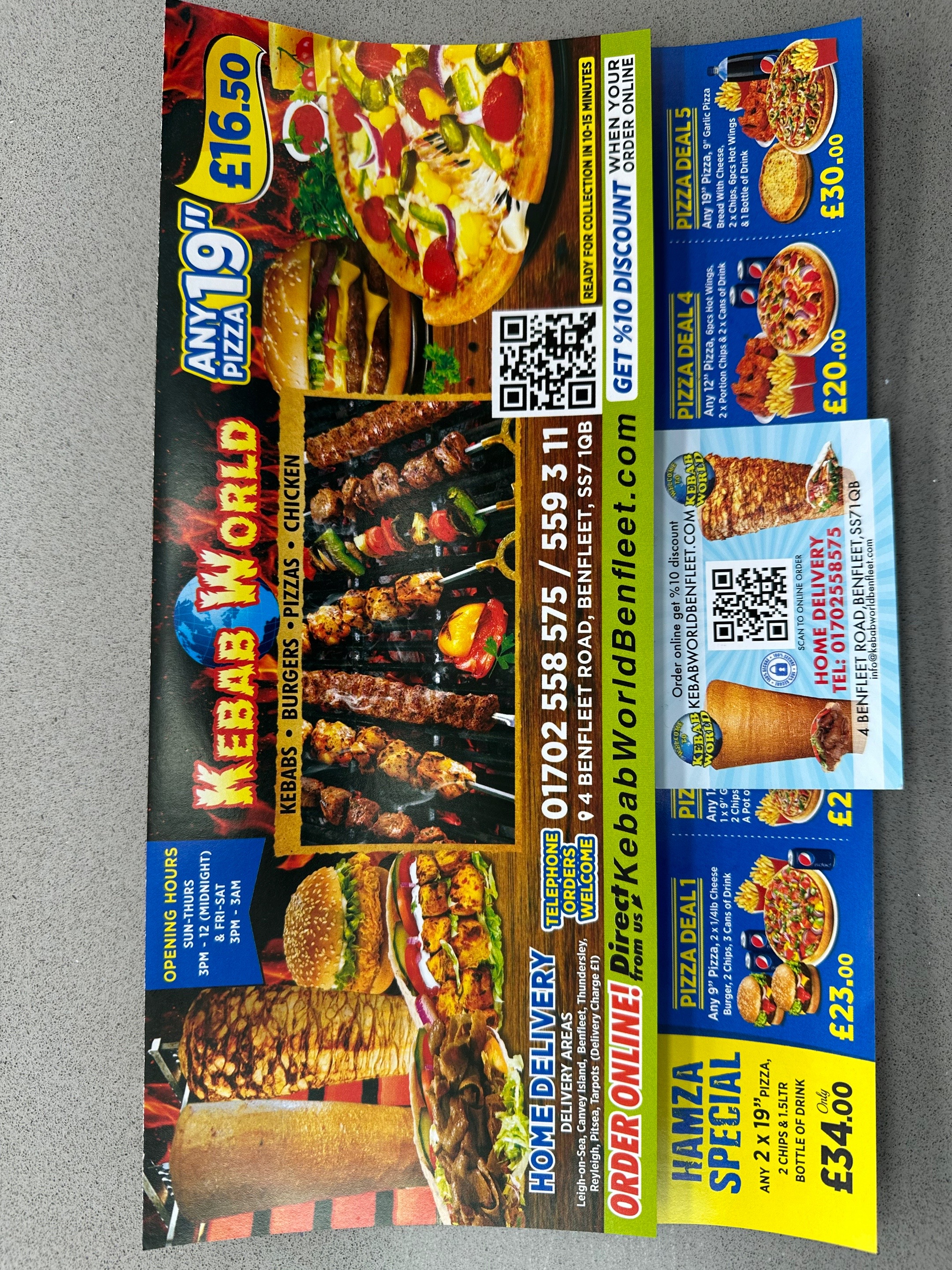 @Kebab world benfleet