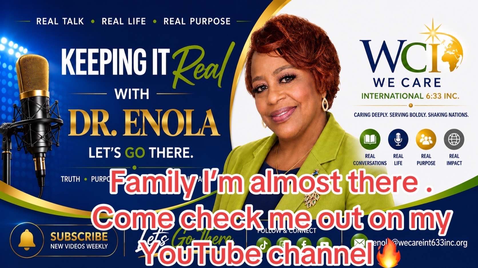 @Dr. Enola Keeping It Real