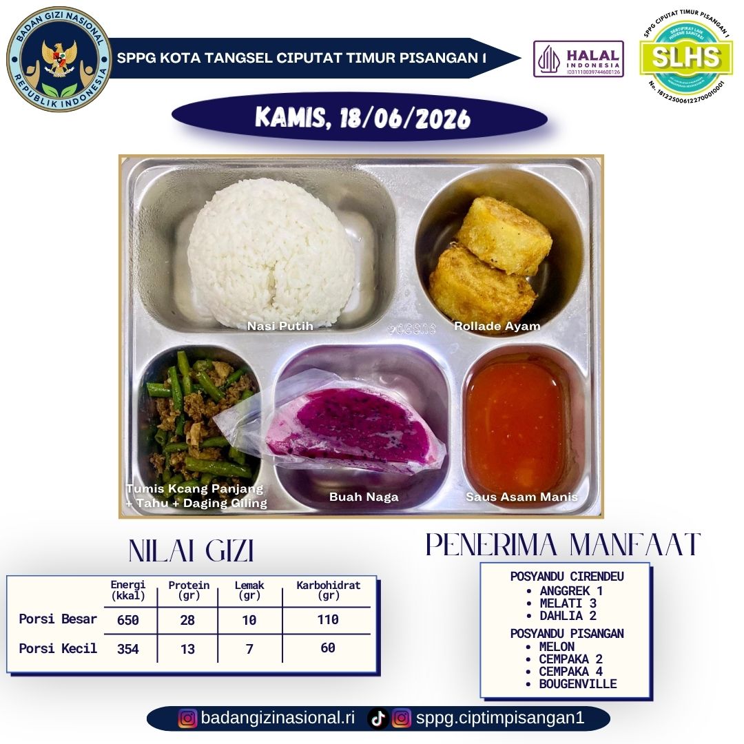 @SPPG CIPUTAT TIMUR PISANGAN 1