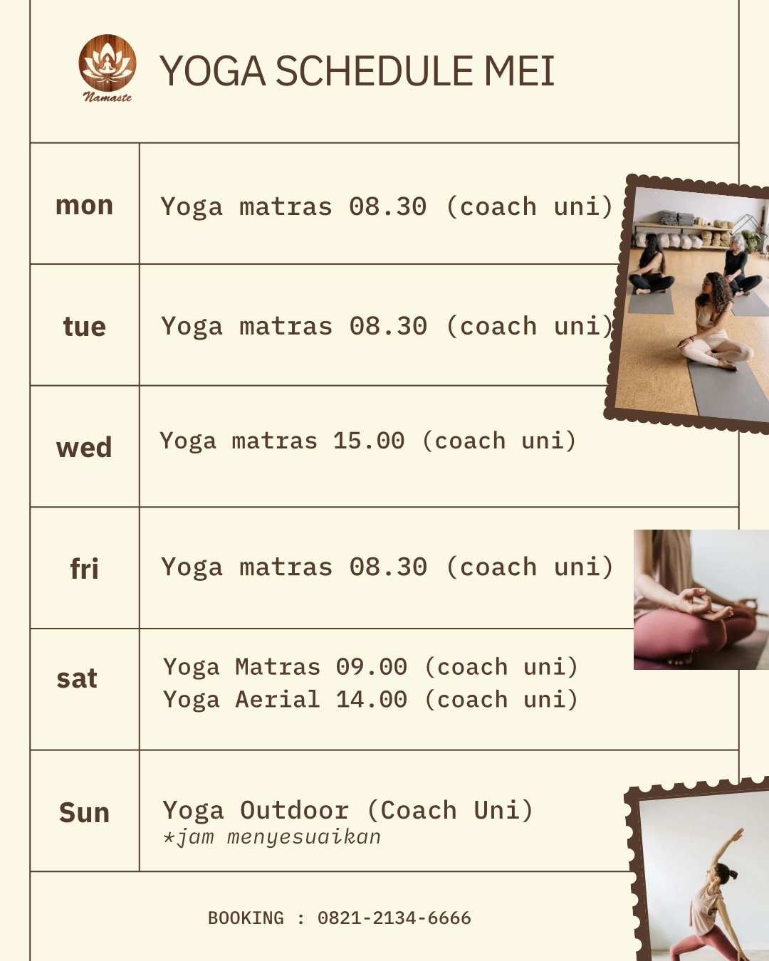 @Namaste | Yoga & Pilates Garut