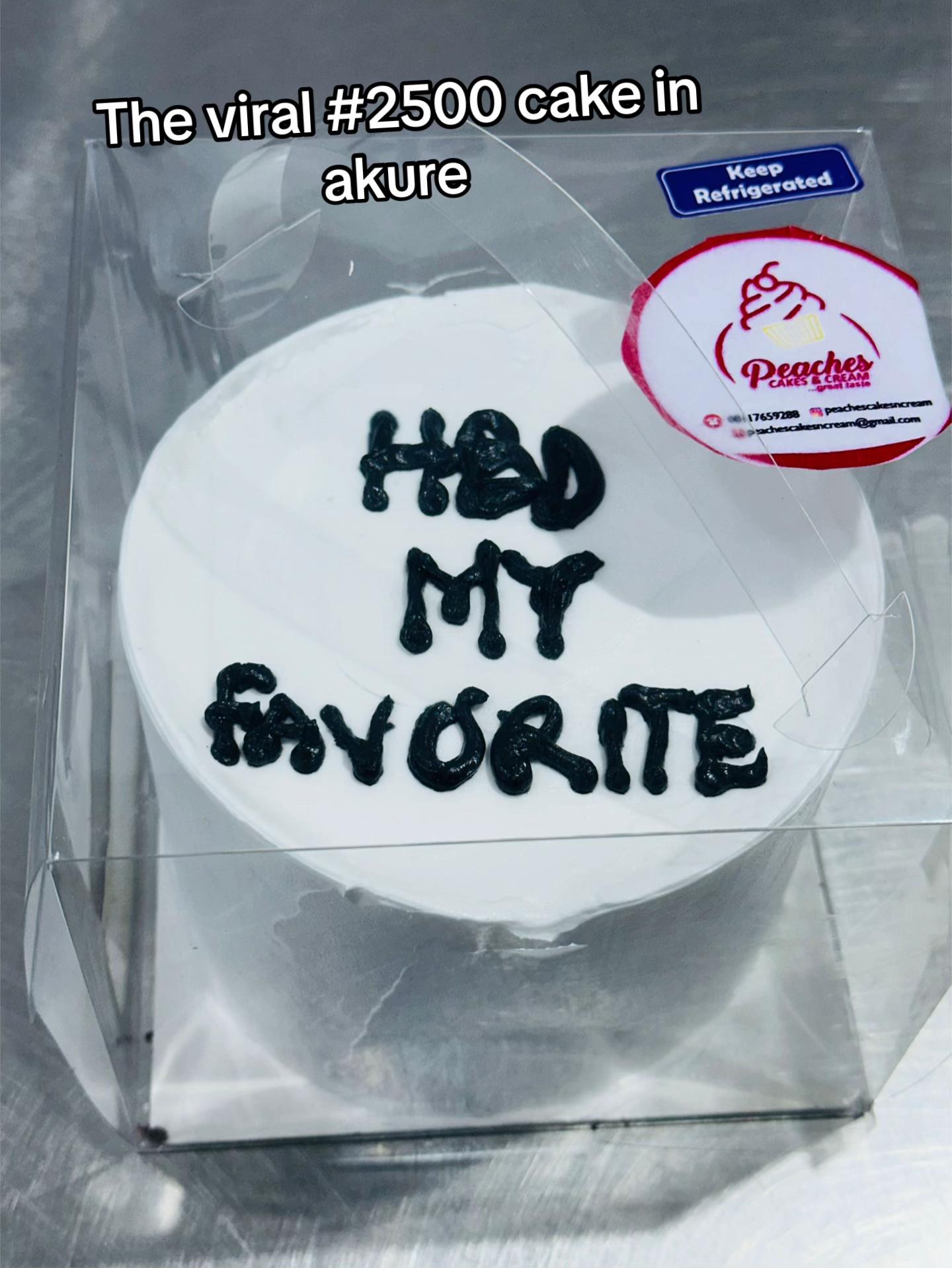 @Peachescakes’n’Cream Akure