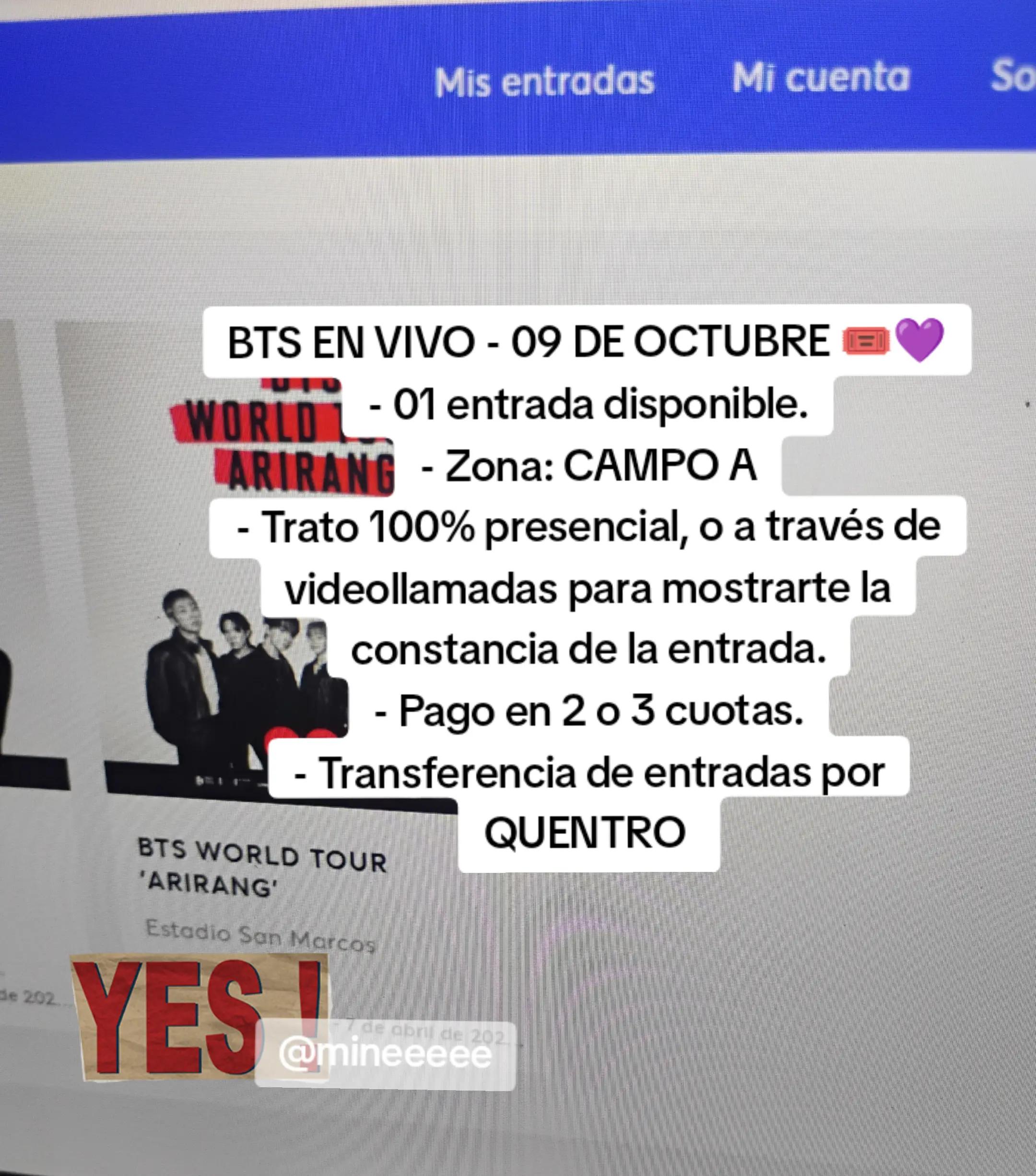 @BTS ENTRADA! 💜