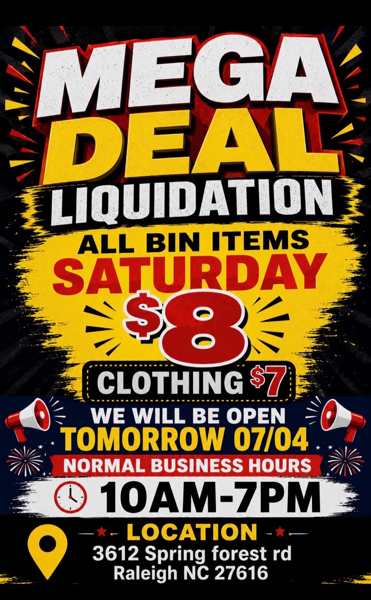 @Mega_Deals_ Liquidation