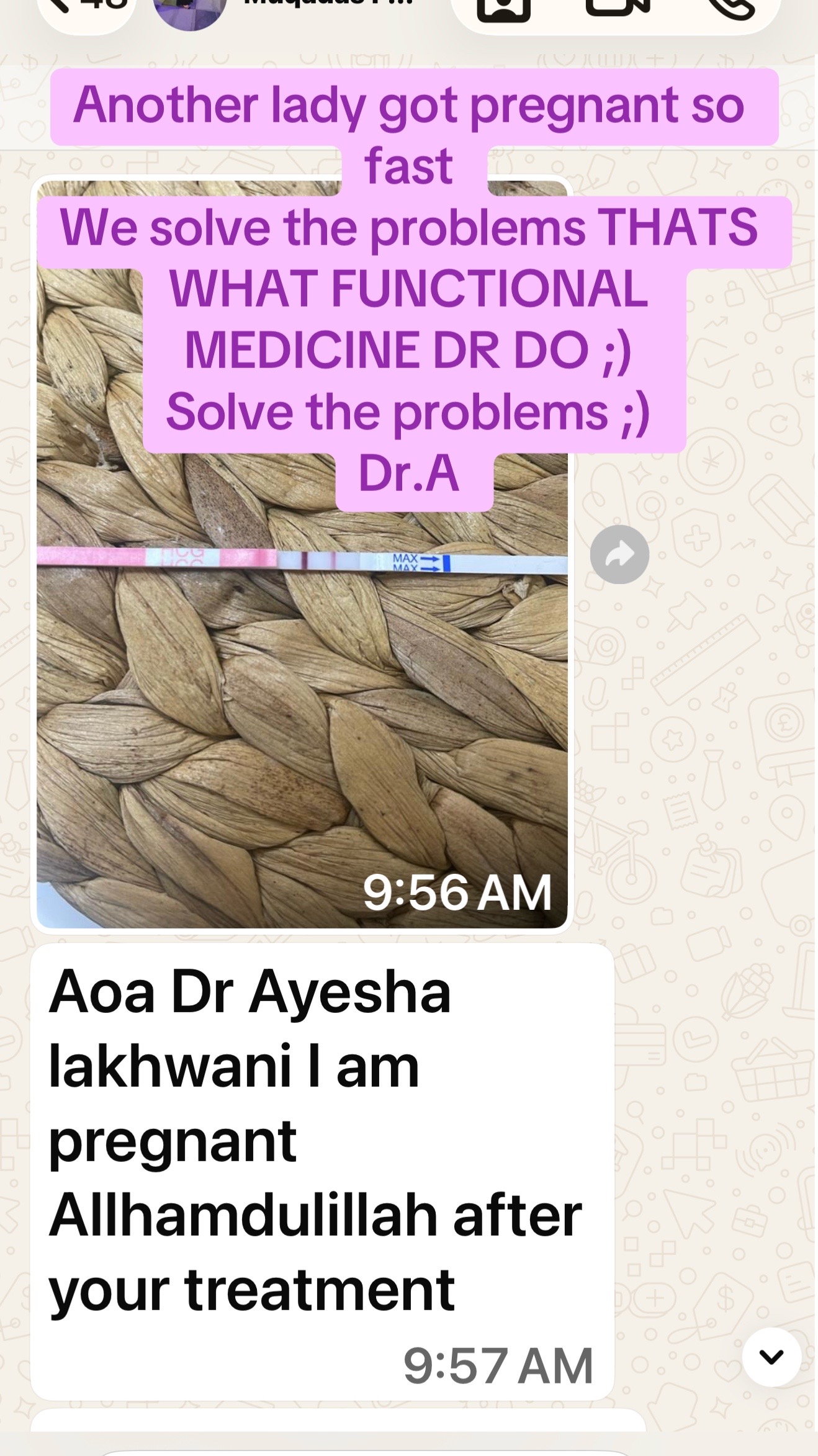 @Dr Aisha Lakhwani fertility