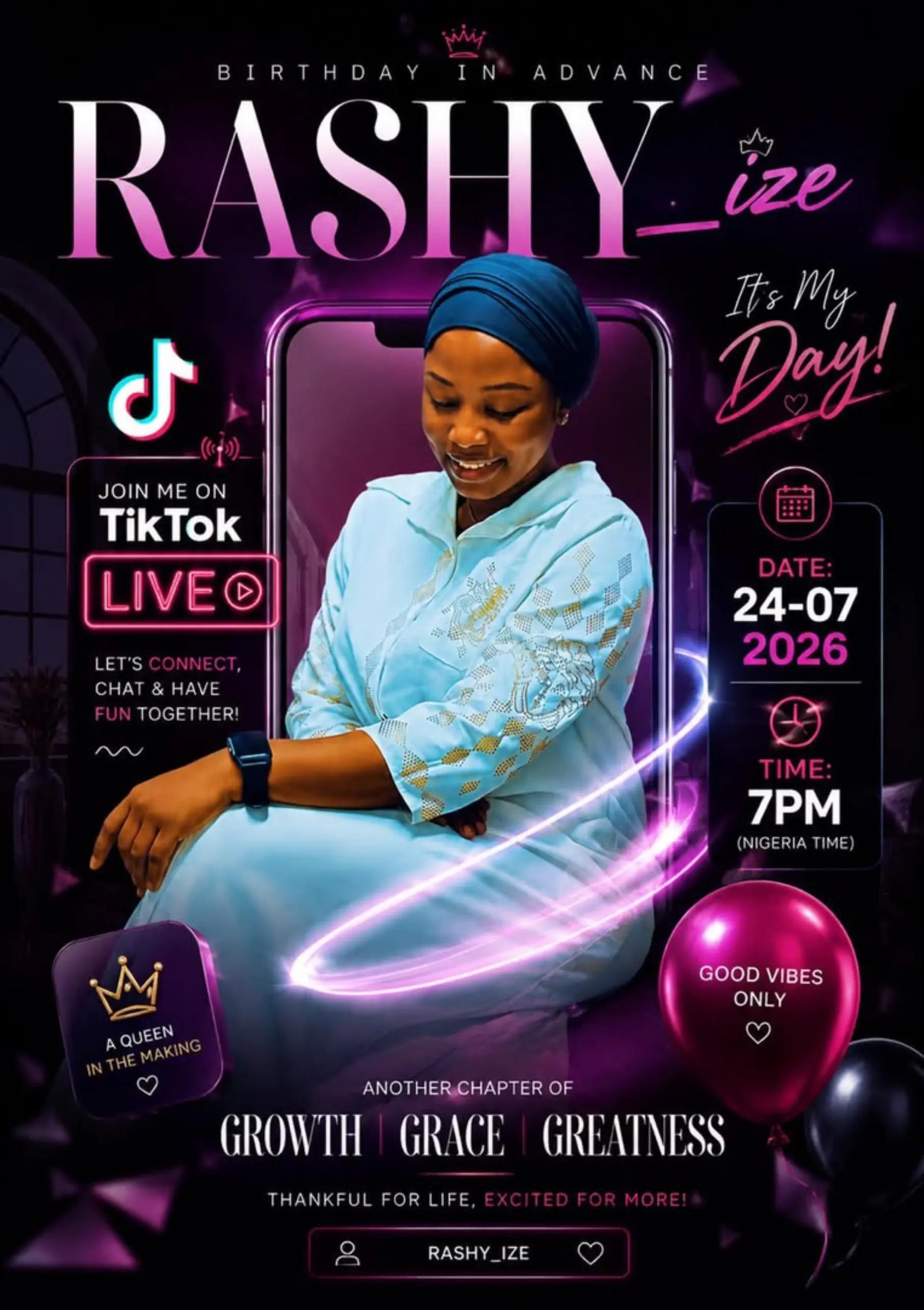 @Rashy_ize 24th July🎂
