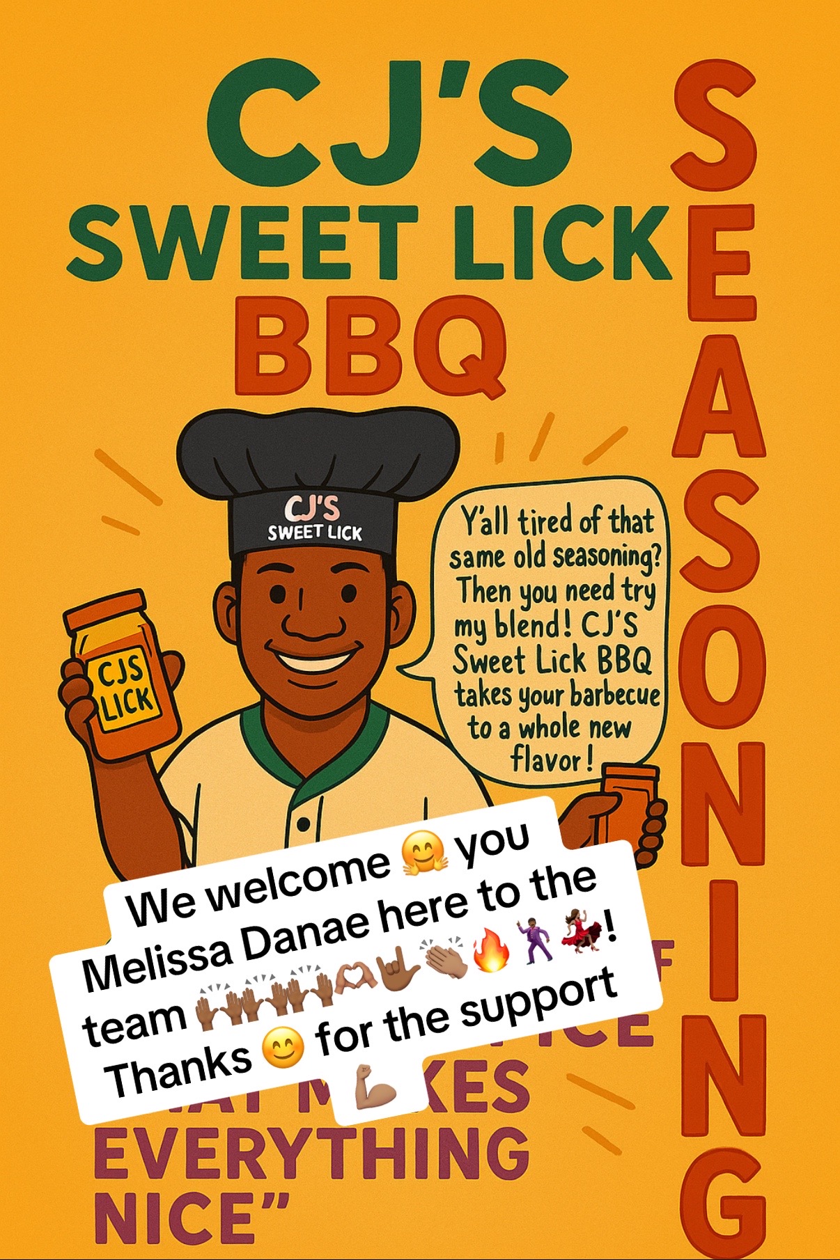 @CJ’sSweetLickBbqSeasoningLLC