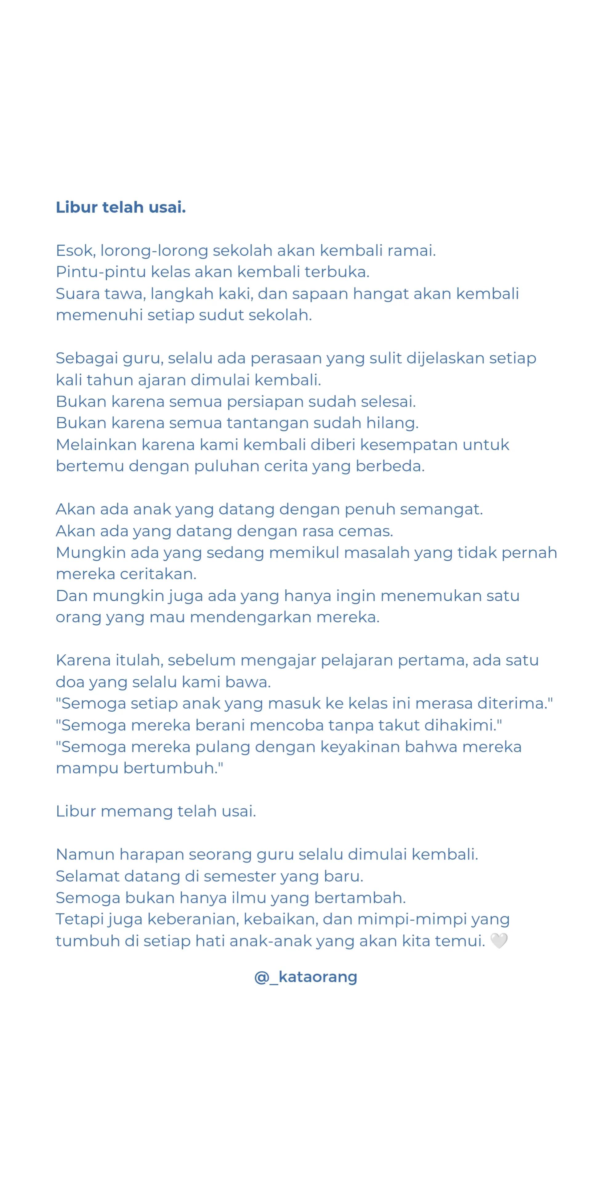 @Kata Orang