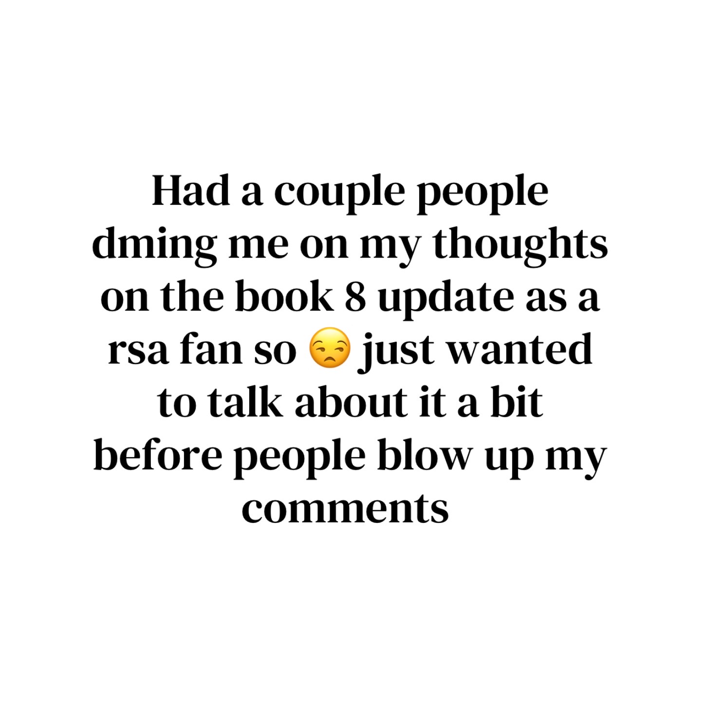 @sahir | #1 rsa fan