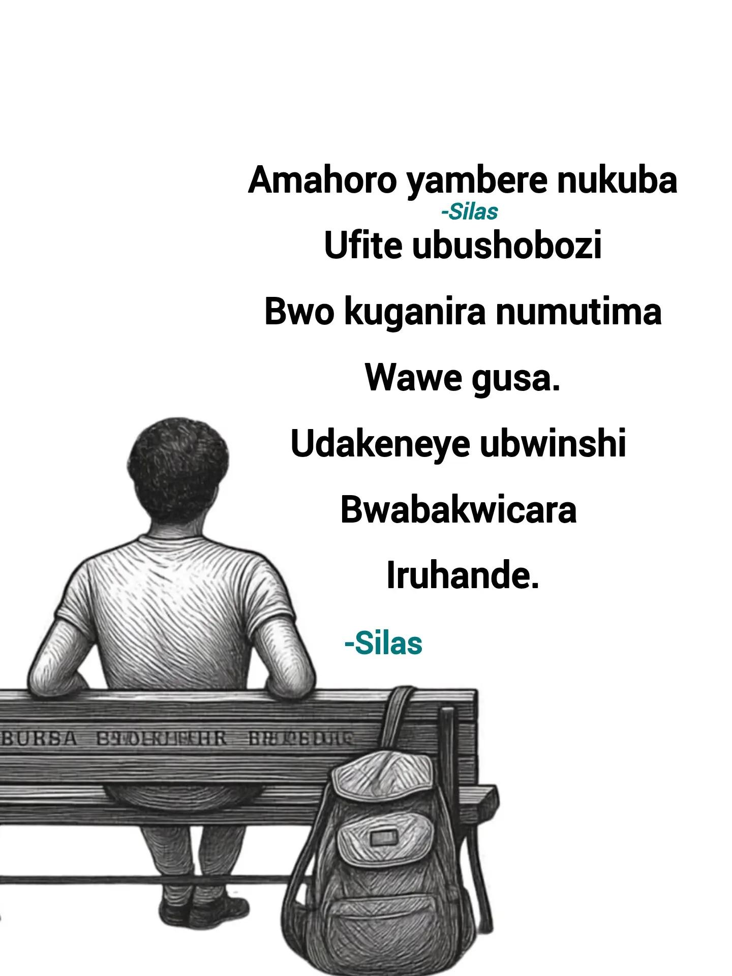 @Silas Nizeyimana