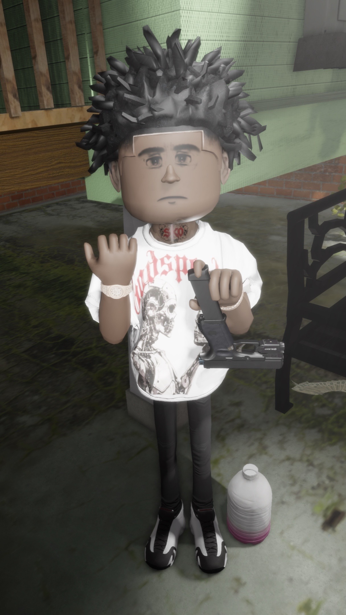 @￴