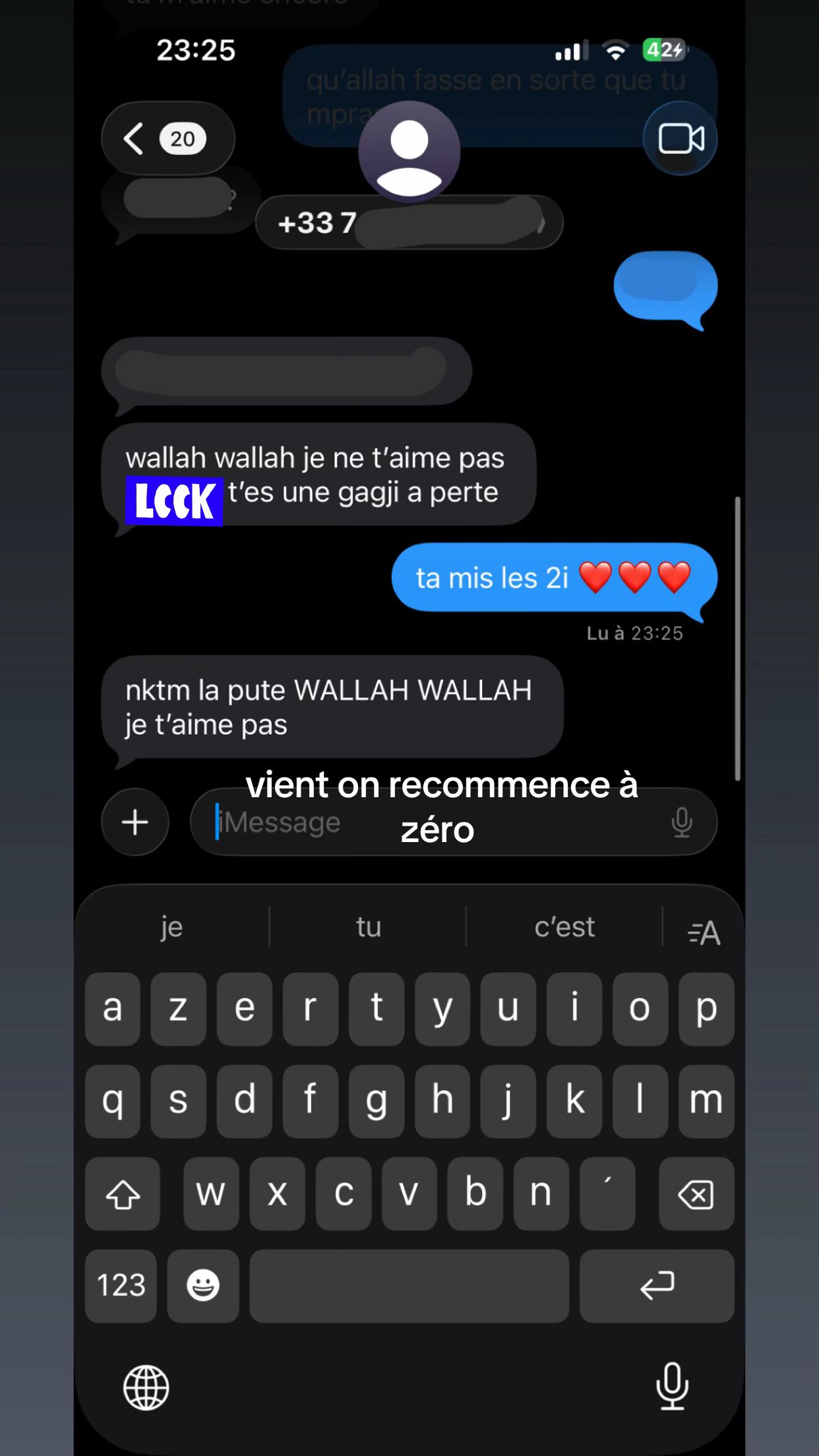 @ma haine et ma peine