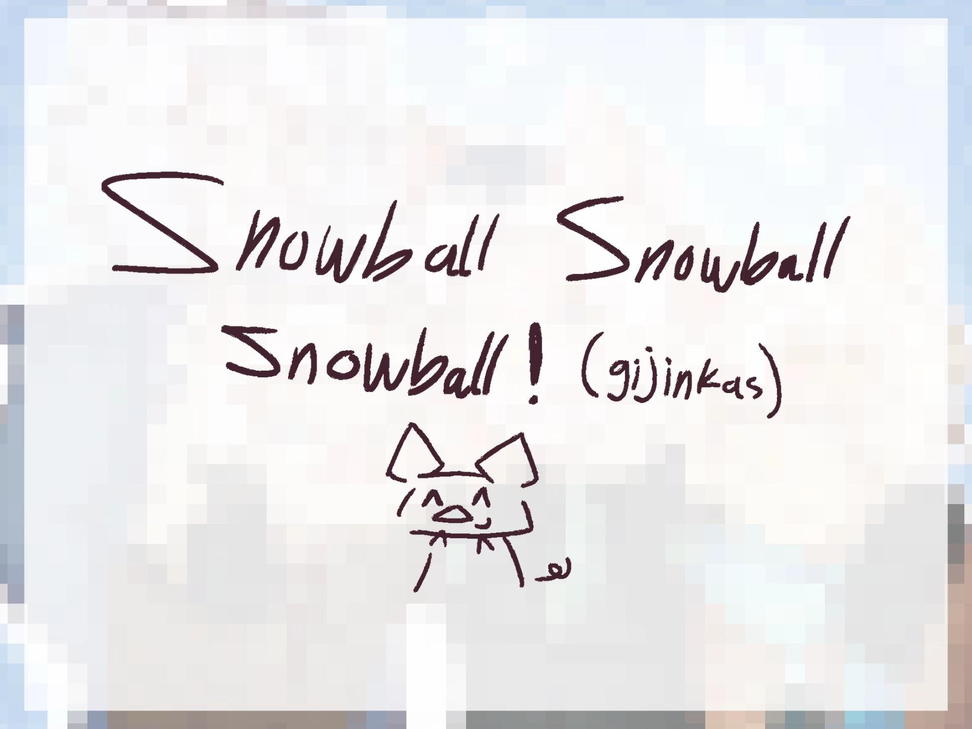 @Snowball ₍ᐢ･⚇･ᐢ₎