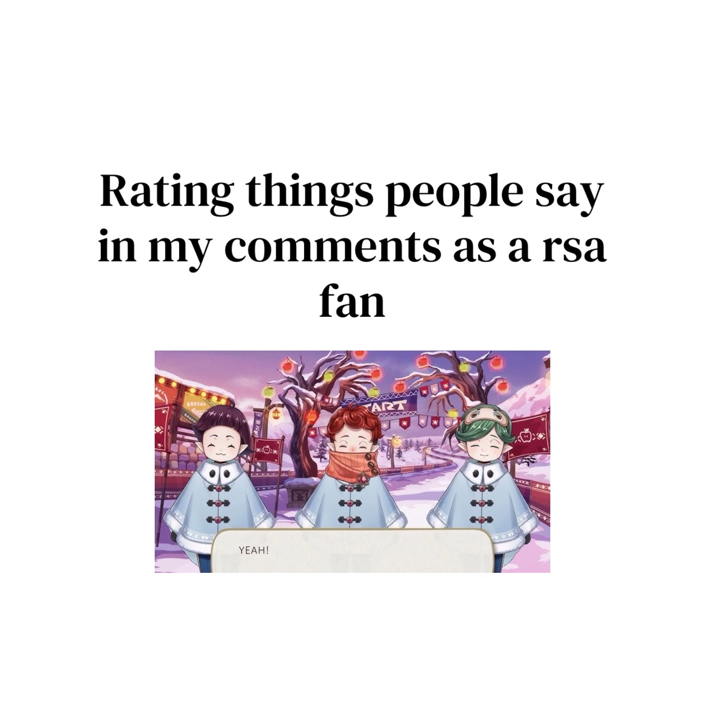 @sahir | #1 rsa fan