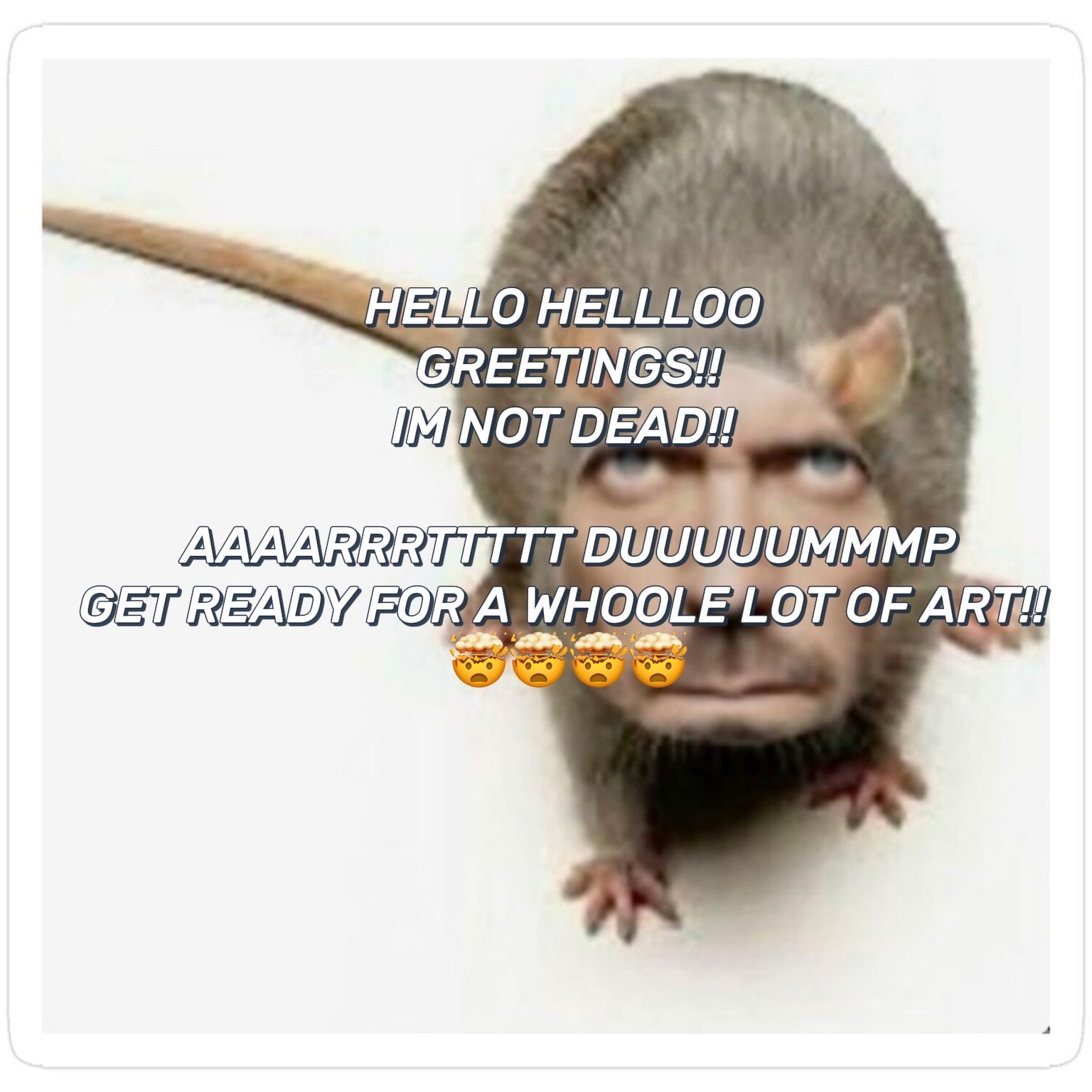 @ITS A RAT!! 😭💀