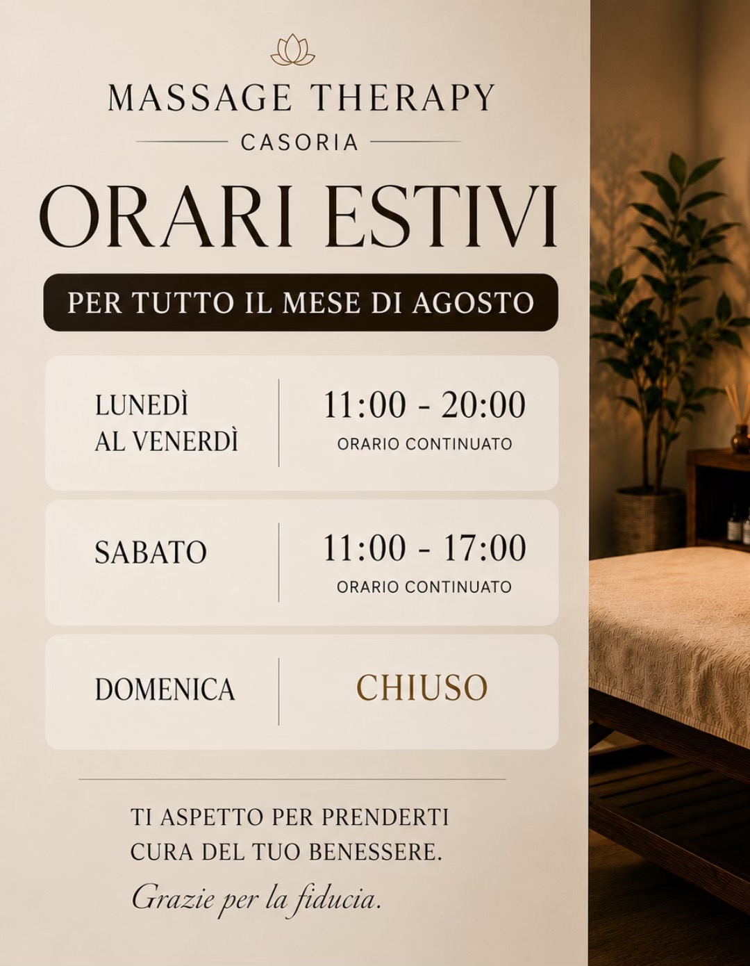 @MASSAGE THERAPY CASORIA