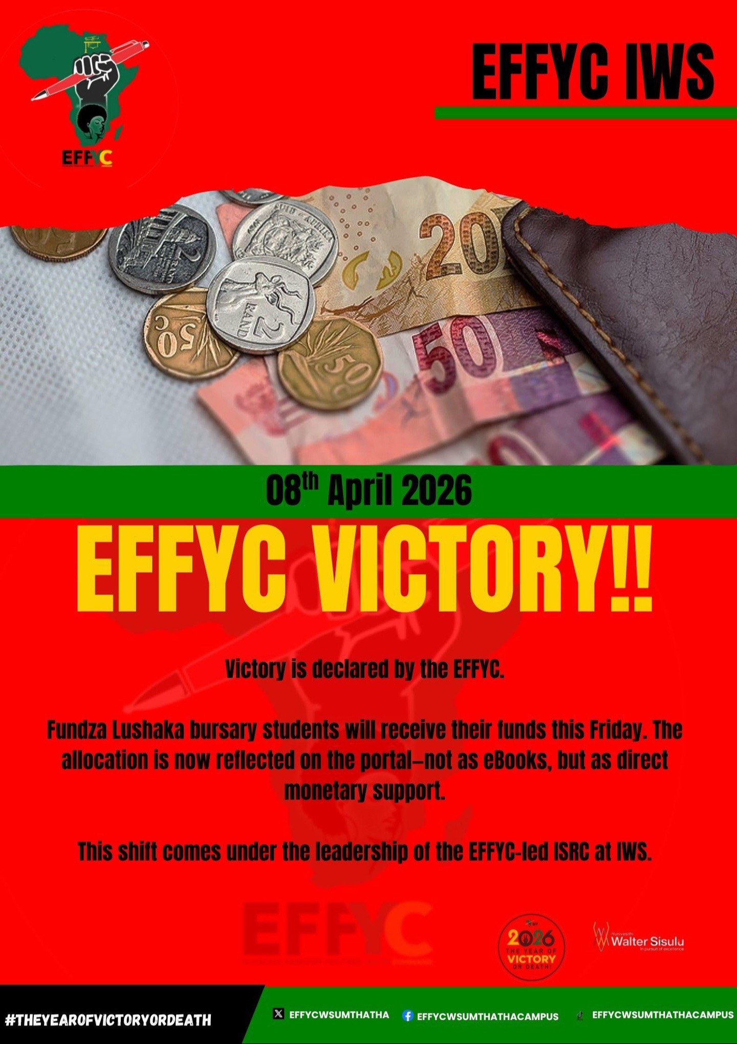 @EFFYC_WSU_MTHATHA Campus