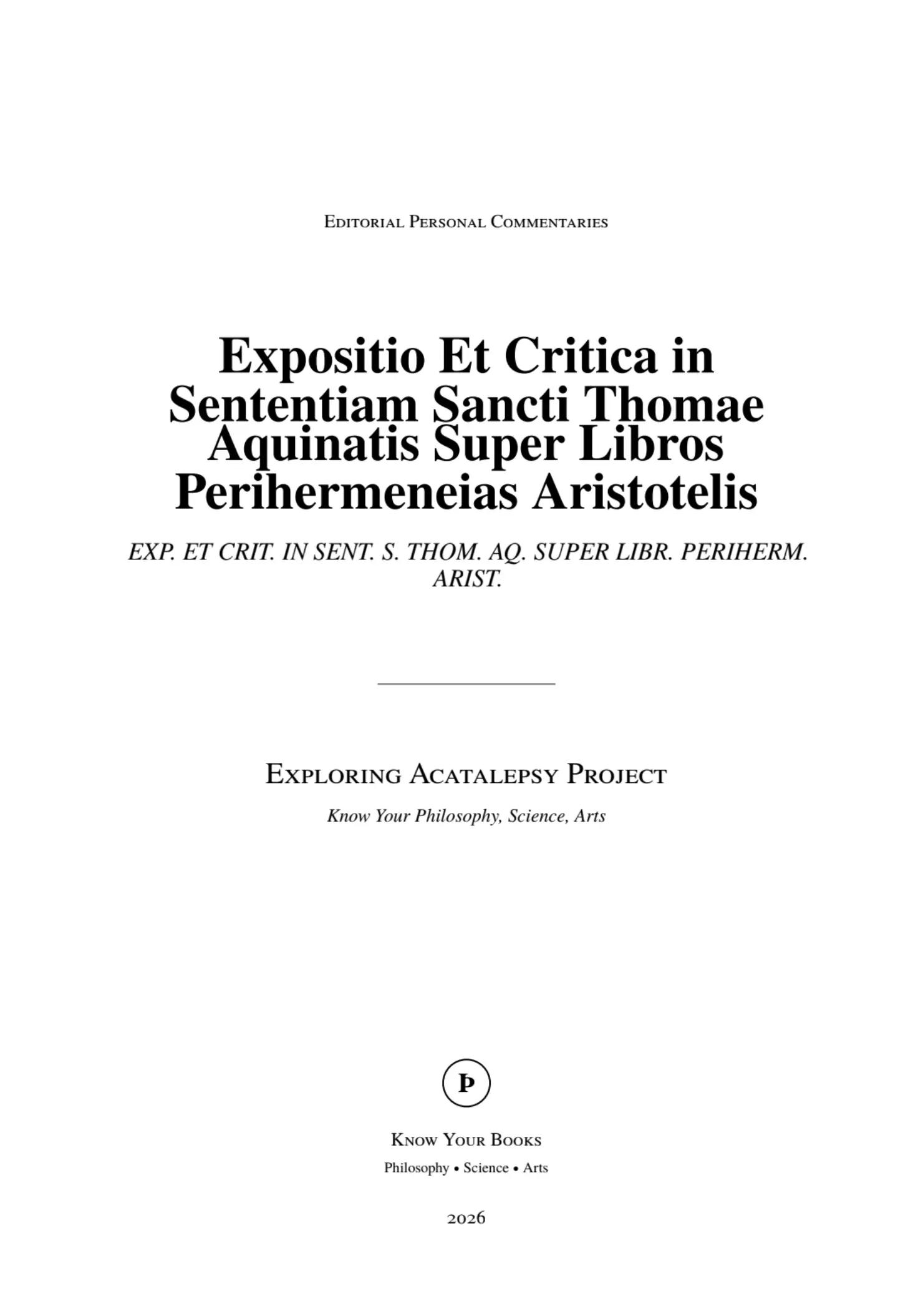 @Exploring Acatalepsy