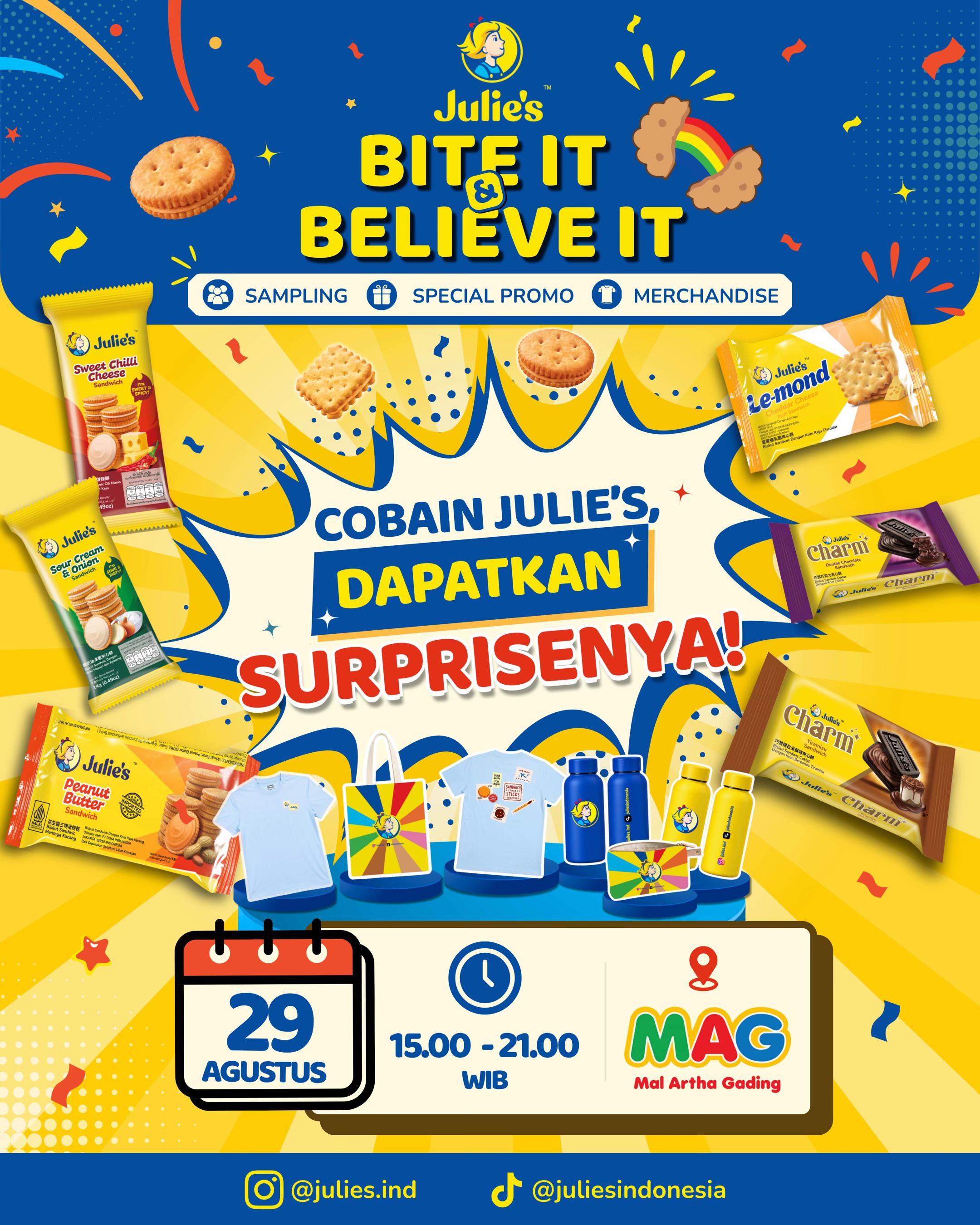 @Julie&rsquo;s Biscuit Indonesia