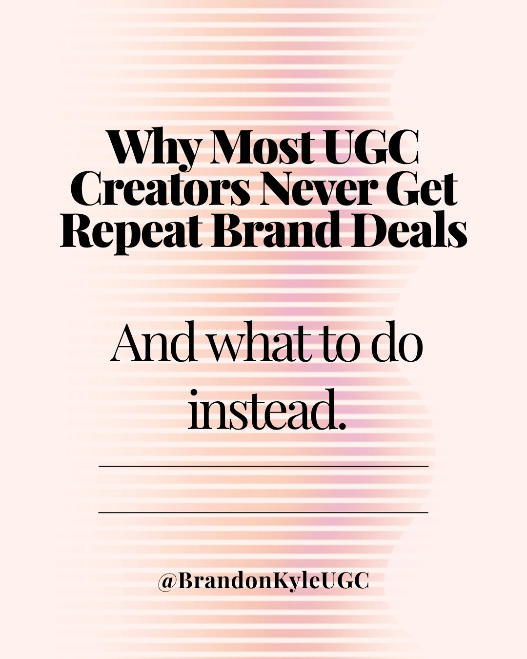 @Brandon - UGC Content Creator