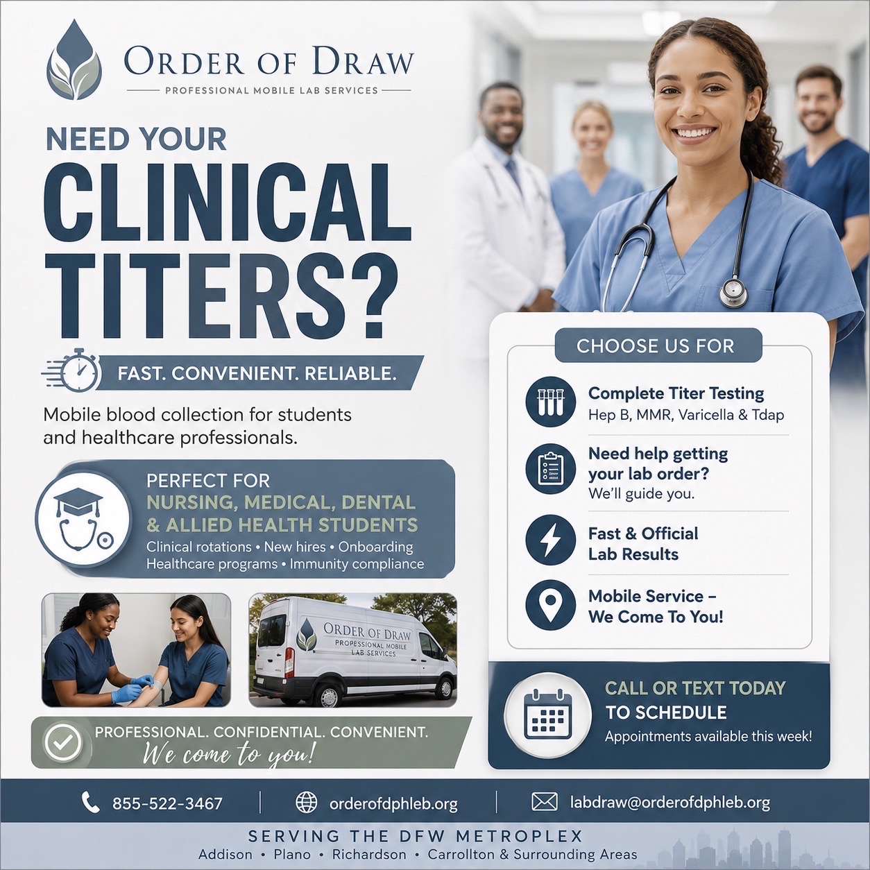 @Order of Draw—Mobile Lab