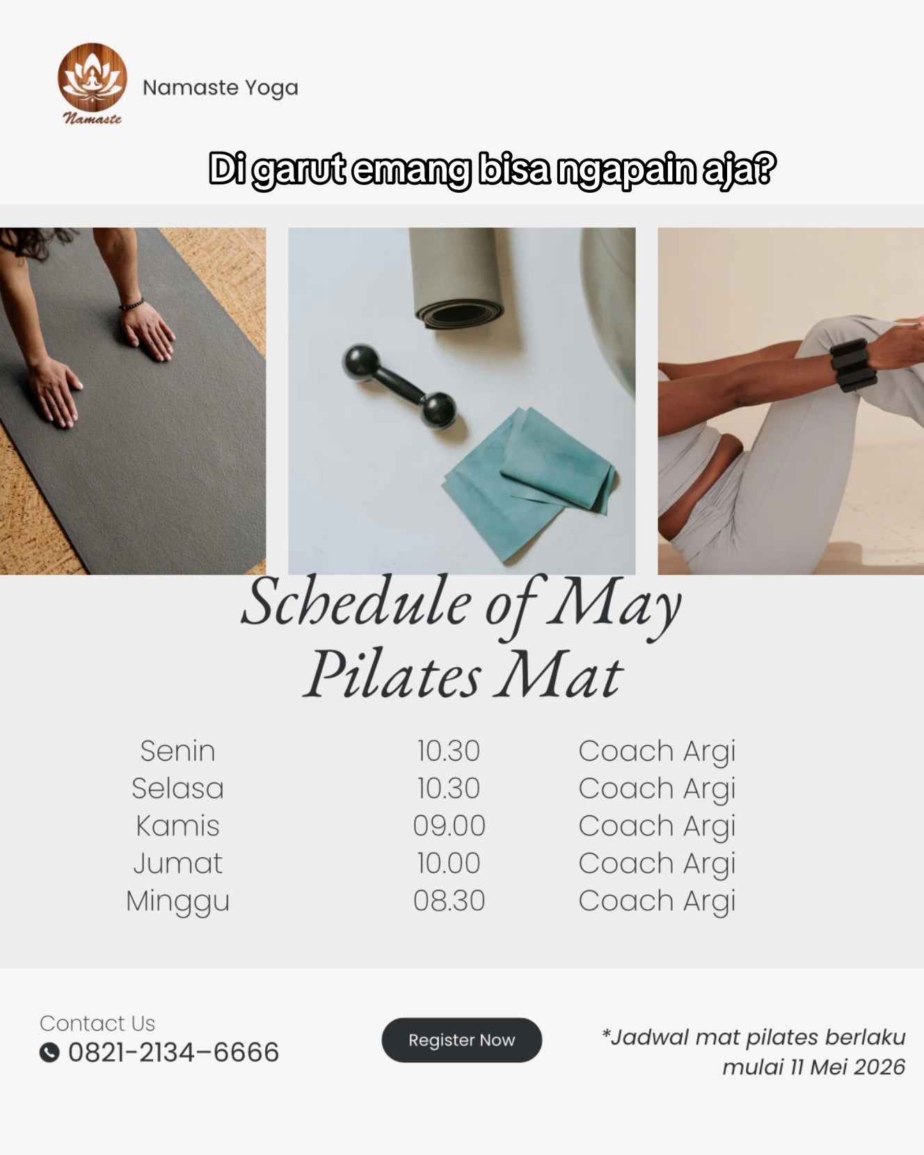 @Namaste | Yoga & Pilates Garut