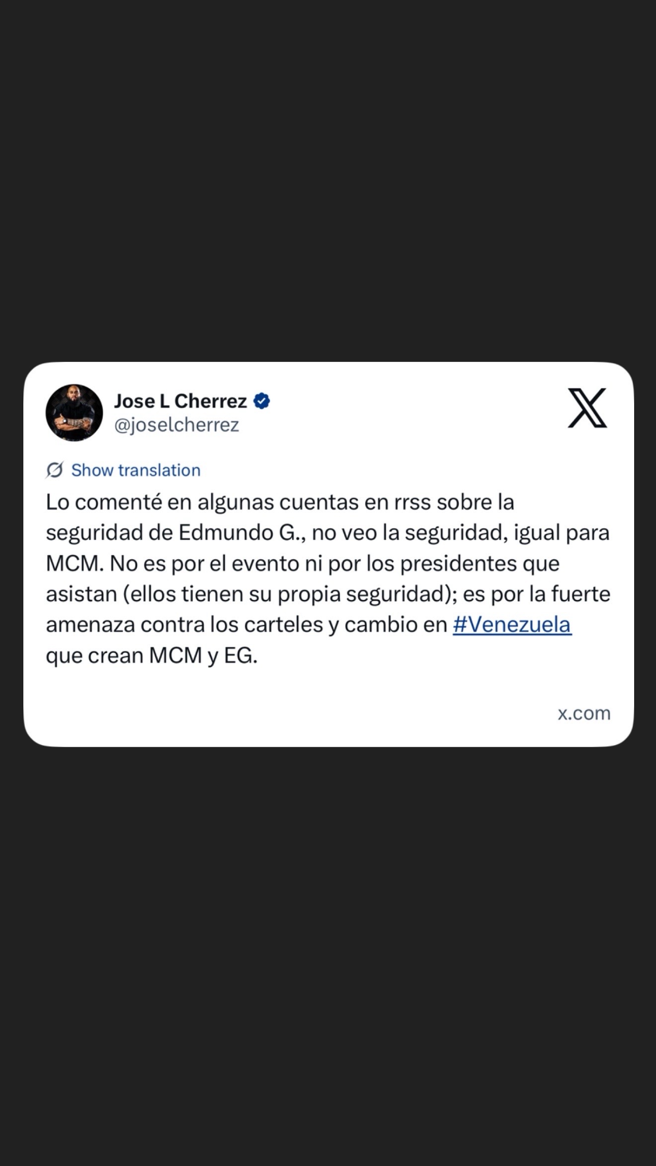 @Jose L Cherrez | EP Seguridad