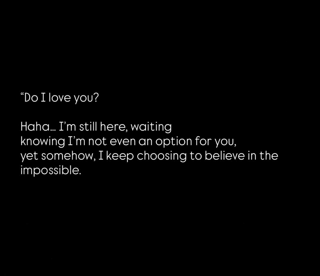 @Forever yours, Faithfully.