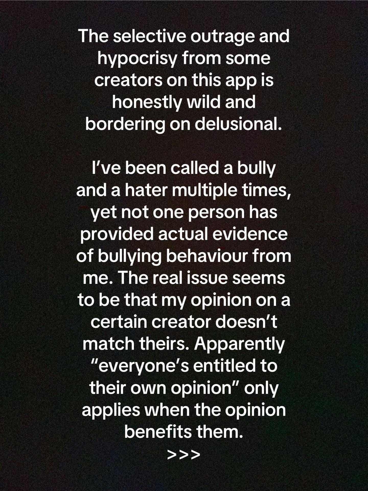 @Calling out the BS
