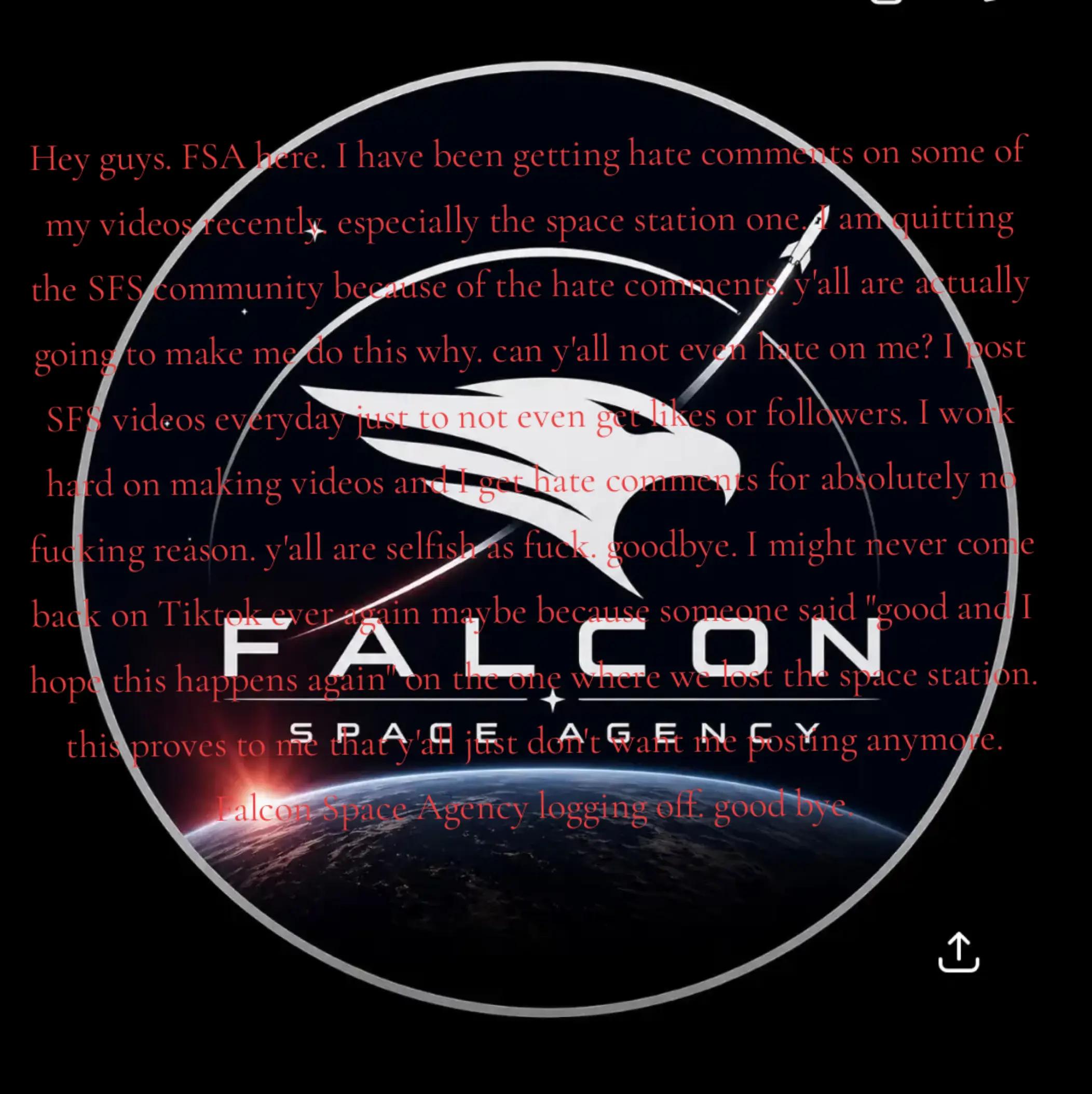 @Falcon Space Agency Official