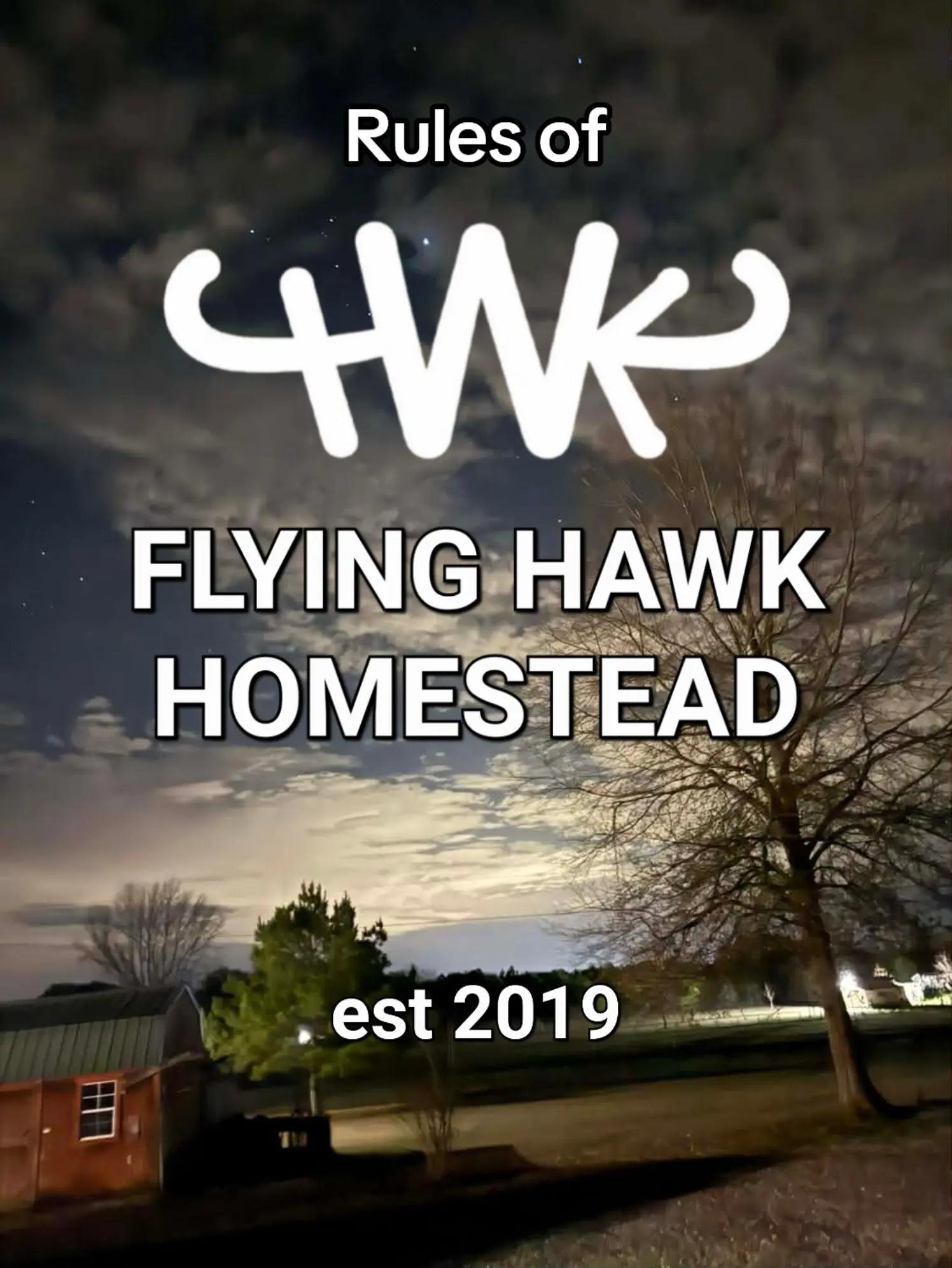 @Flying Hawk Homestead