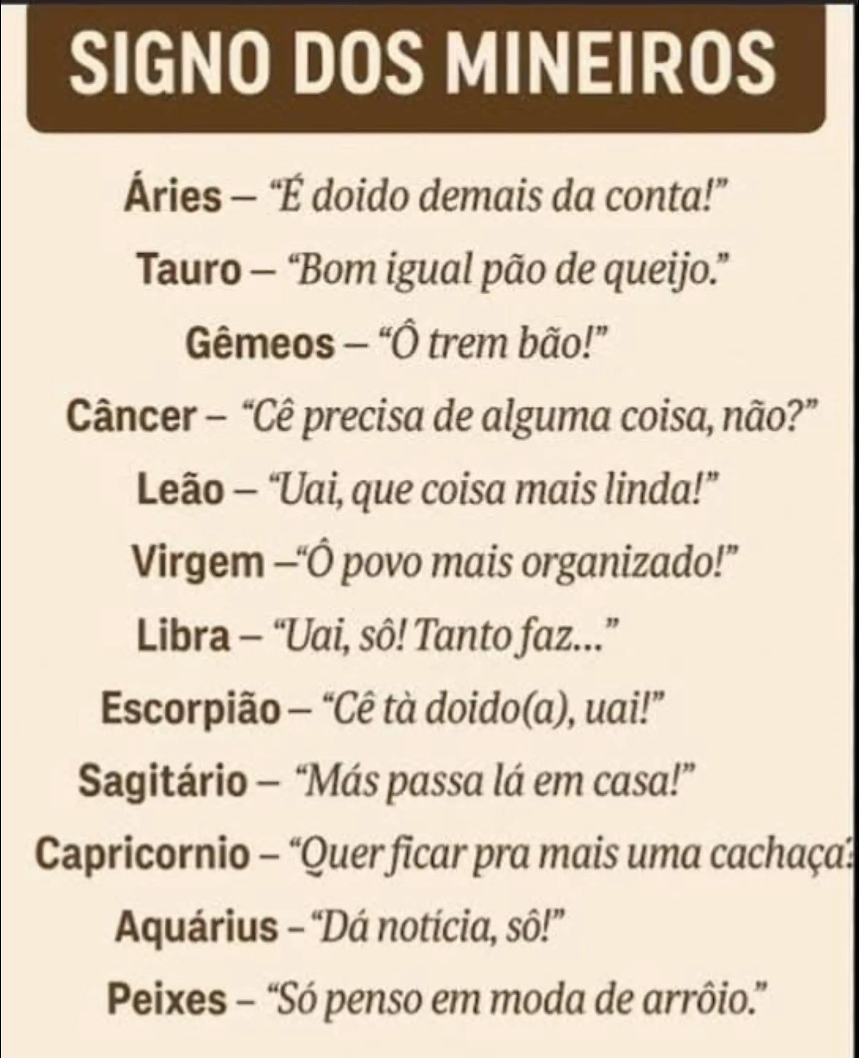 @MANIC&Ocirc;MIO DO ZOD&Iacute;ACO