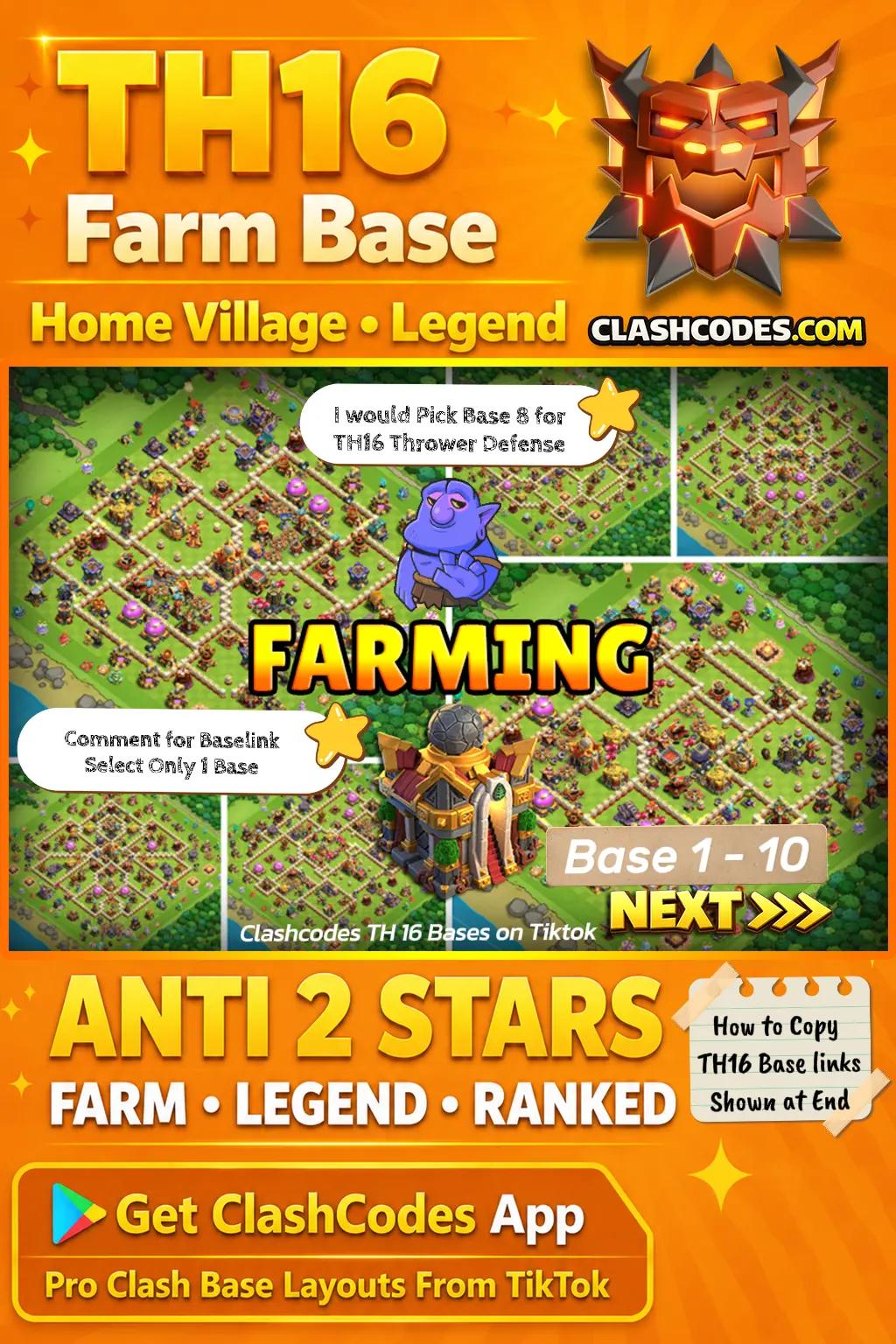 @Clashcodes COC Baselayouts