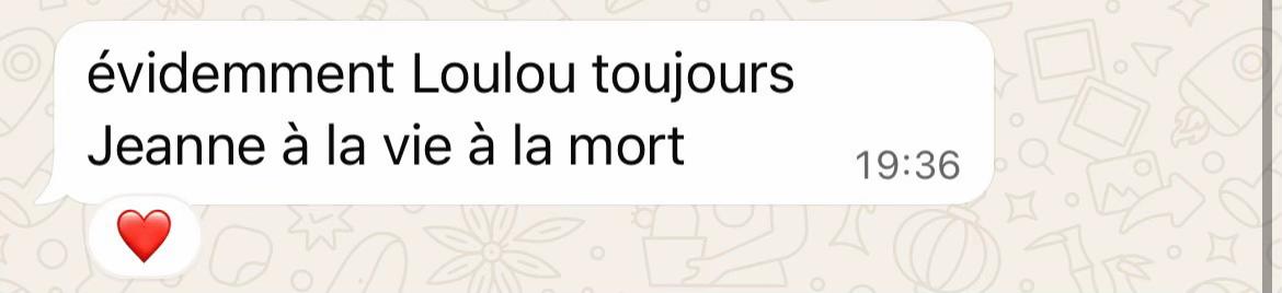 @Loulou(Jeanne&rsquo;s version) 🪩