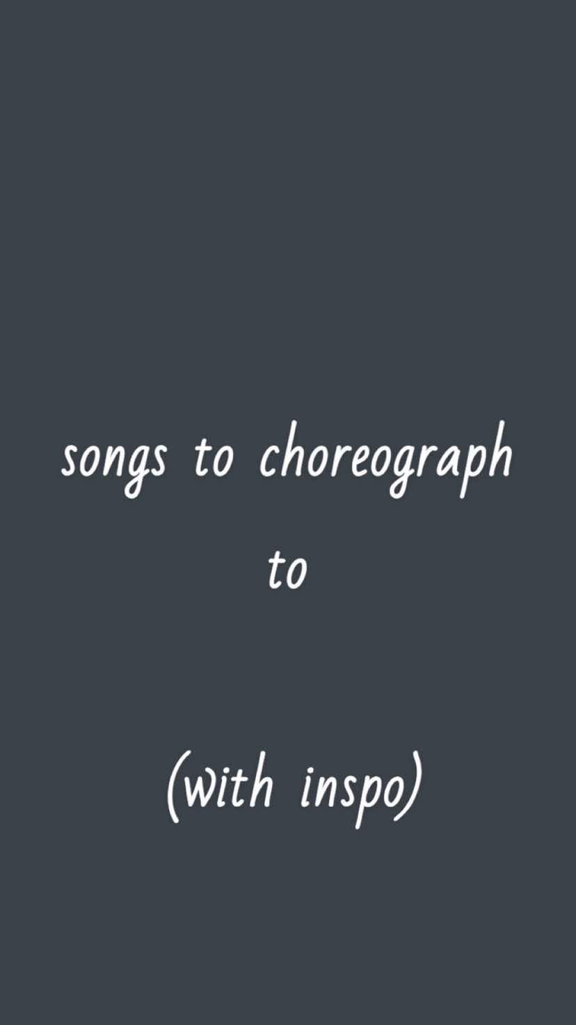 @dance ideas!
