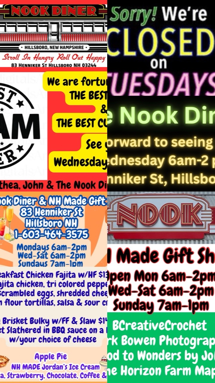 @The Nook Diner Hillsboro NH