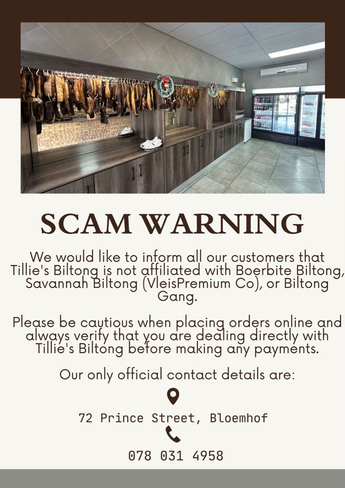 @Tillie's Biltong