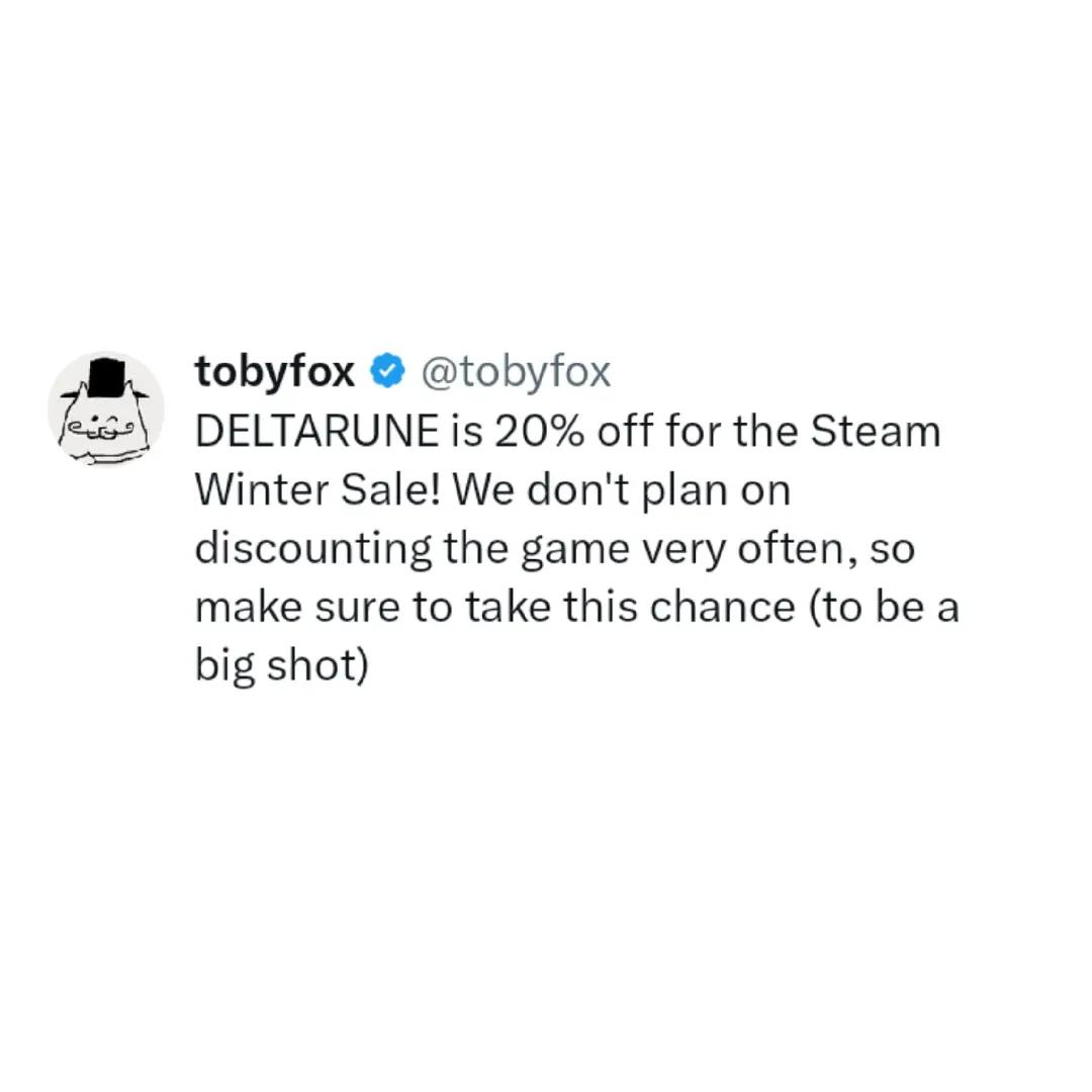 @Toby Fox