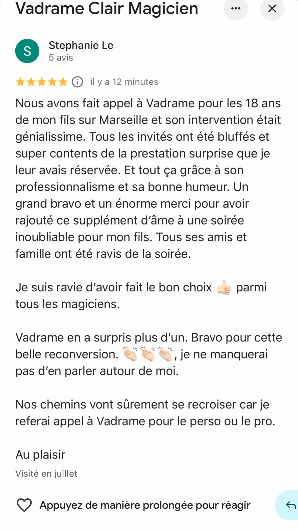 @Vadrame magicien mentaliste