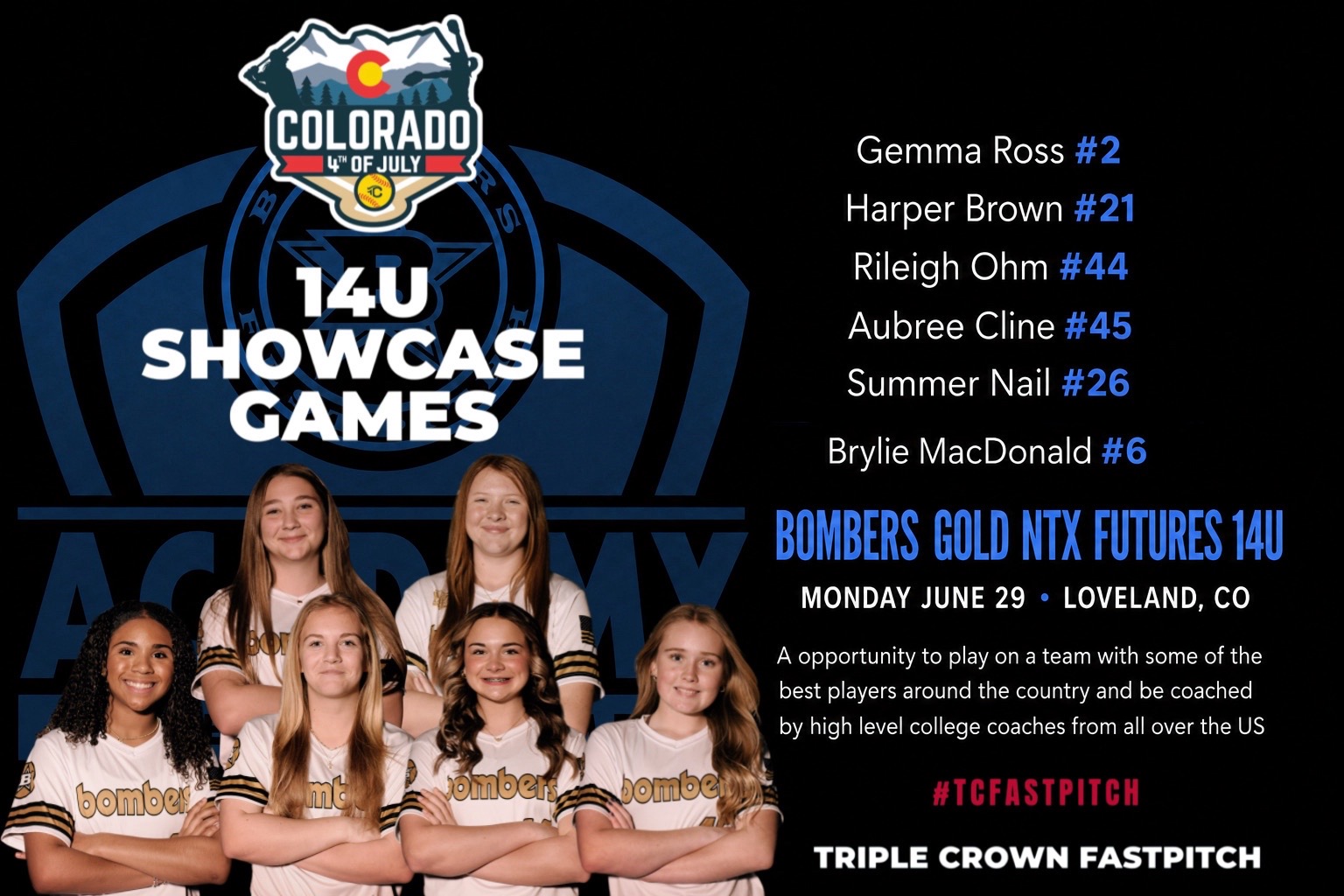 @Bombers Gold NTX Futures 14u