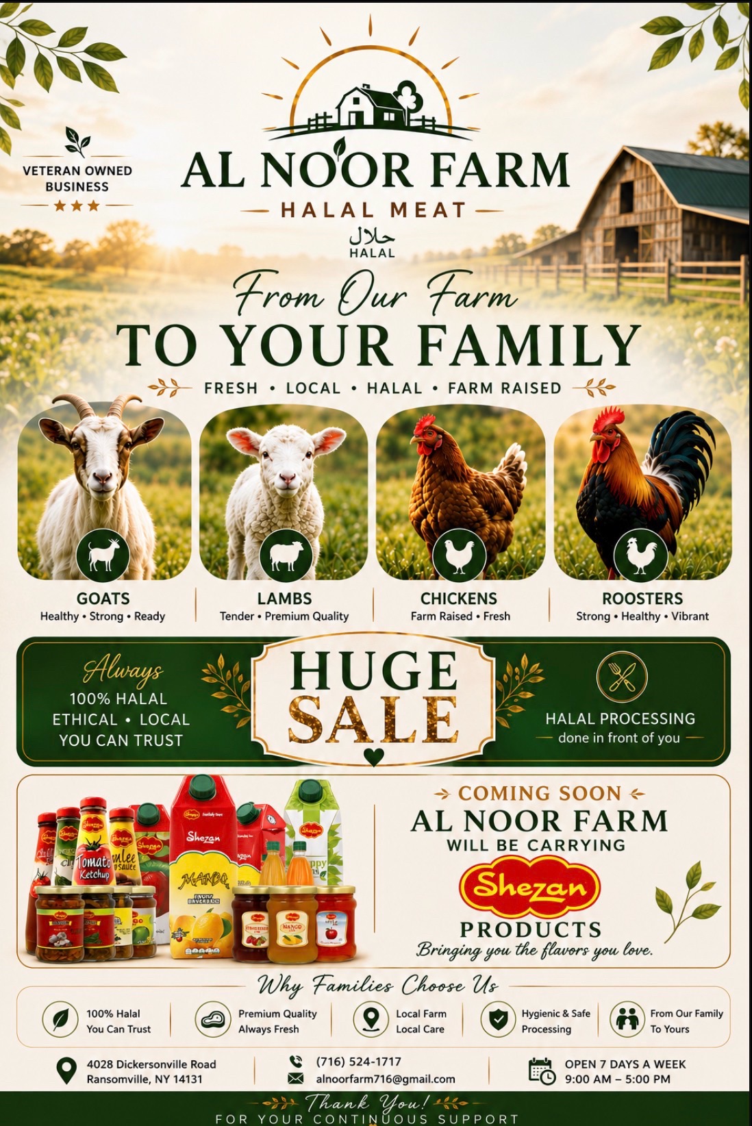 @Al Noor Farm, Lewiston N.Y.