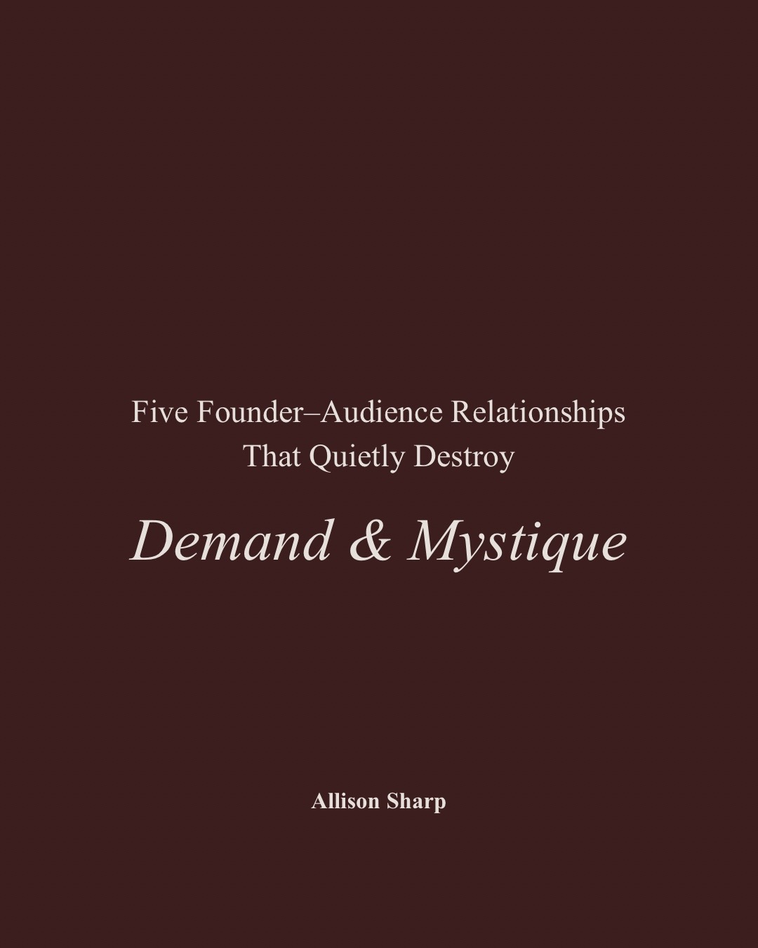 @THE BRAND COPY