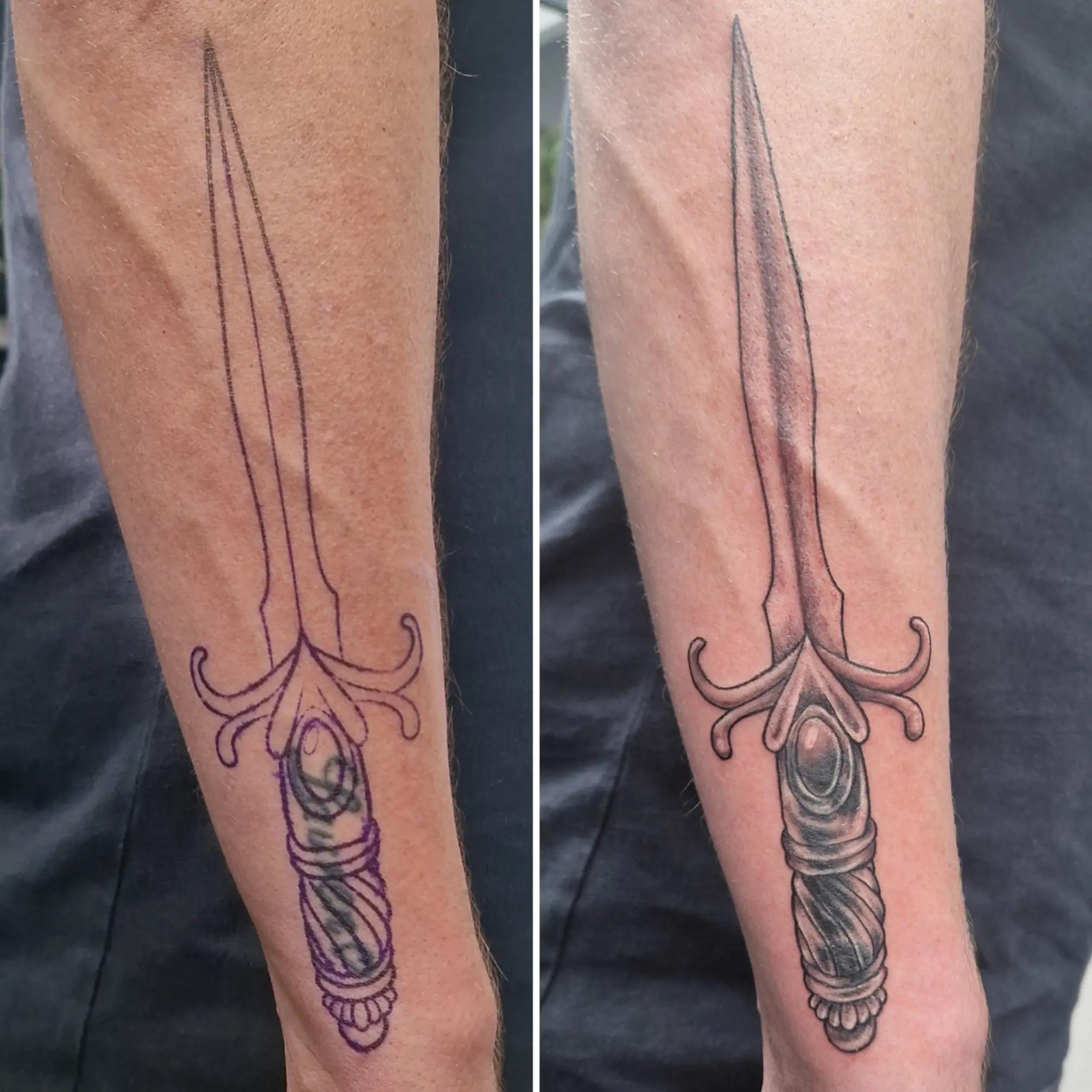 @Crying King Tattoos