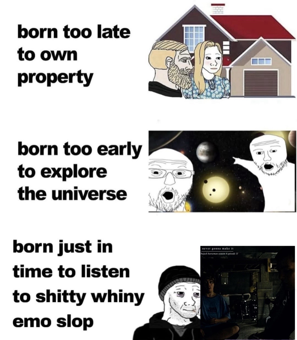 @nevergonnamakeitband