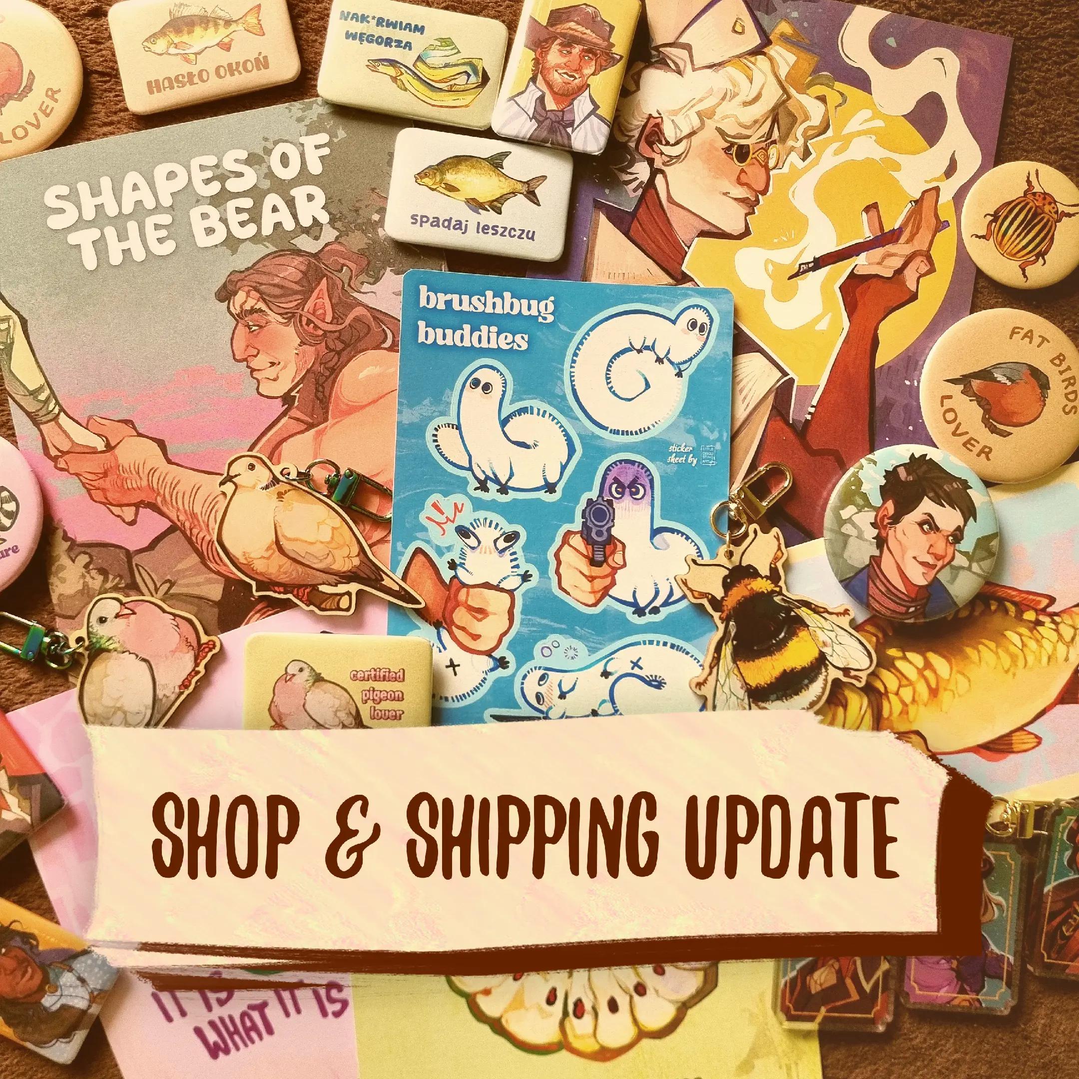 @Sluggy I merch shop + comms