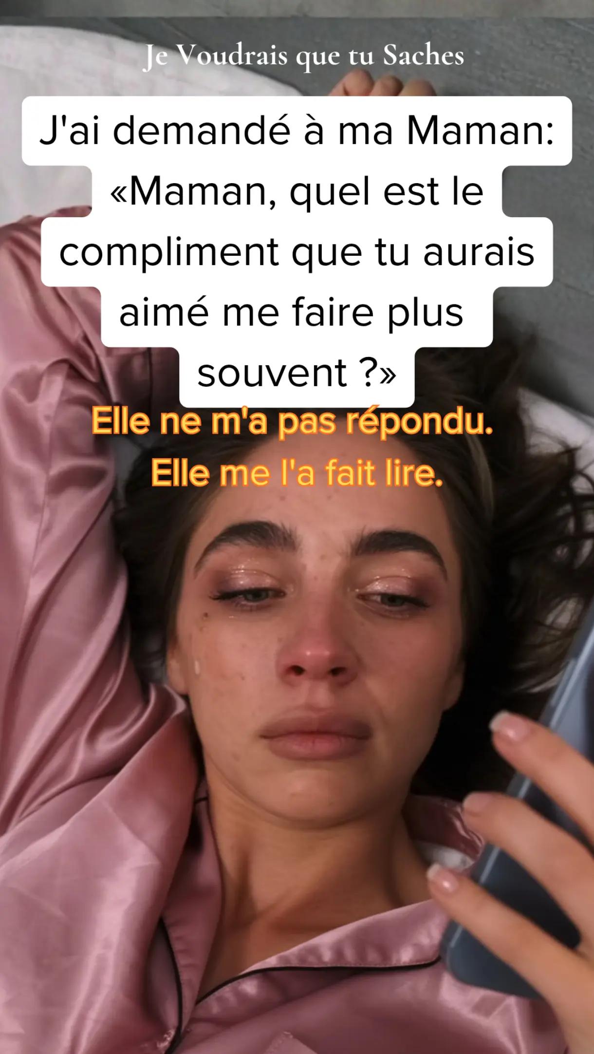 @Je Voudrais Que Tu Saches