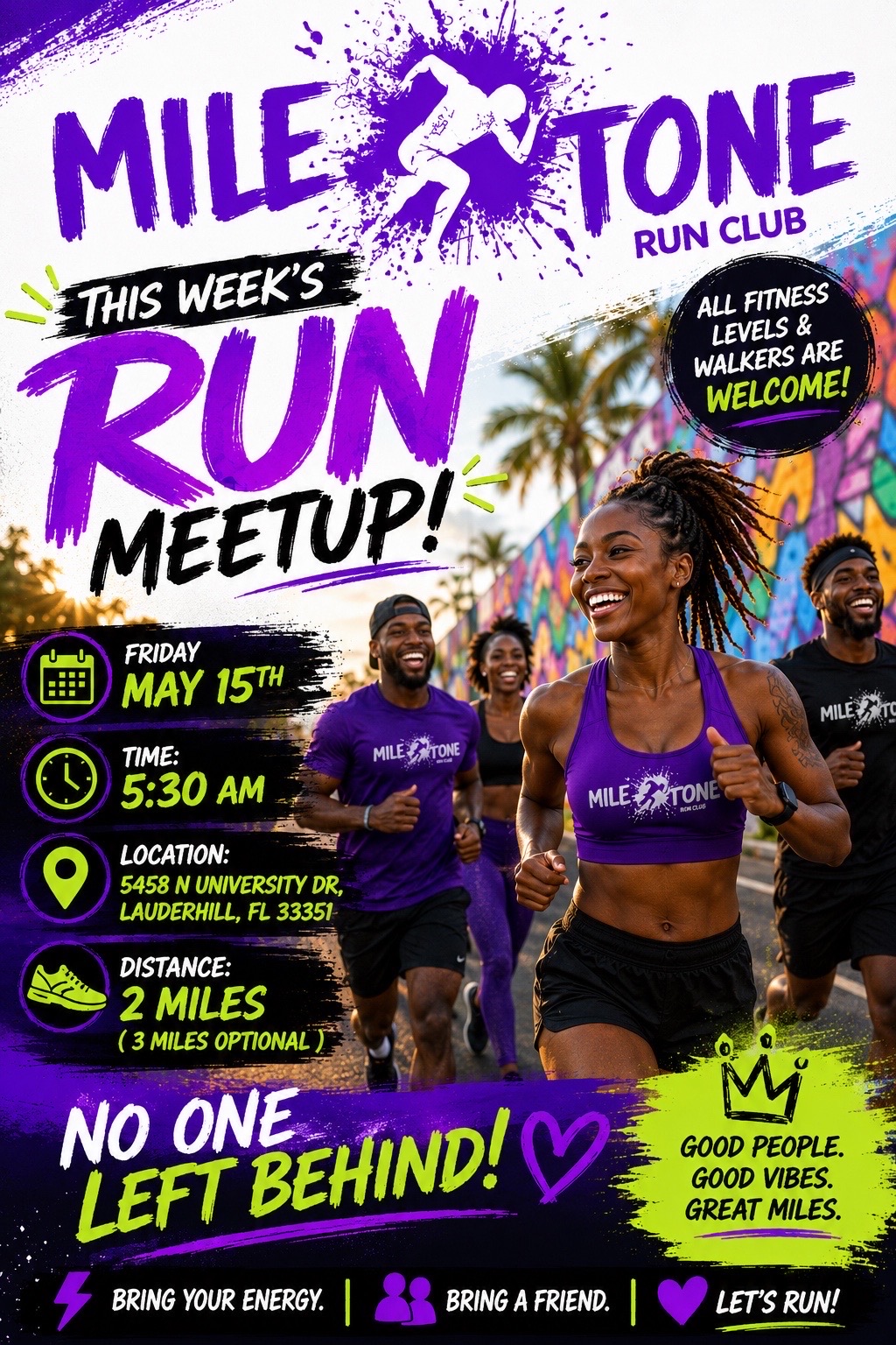 @Milestone Run Club ๐๐พโ๏ธ