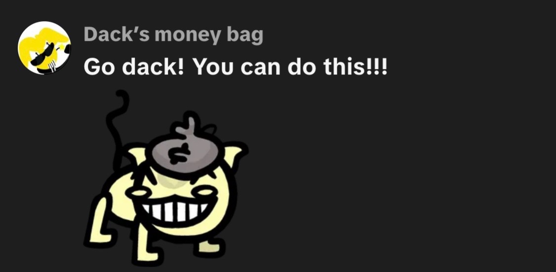 @Dack’s money bag